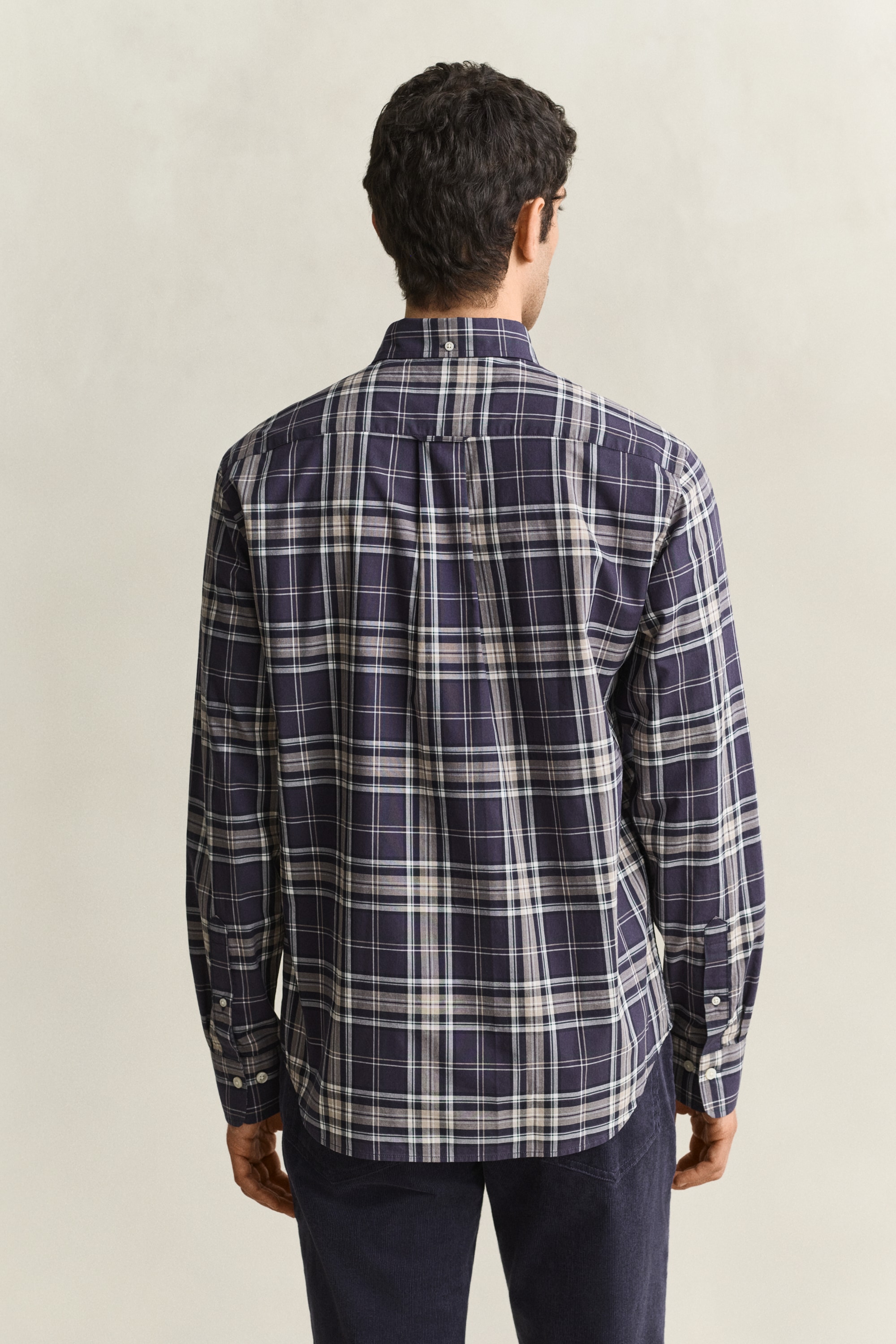Gant Langarmhemd »REGULAR POPLIN CHECK« Button-down-Kragen, kariert