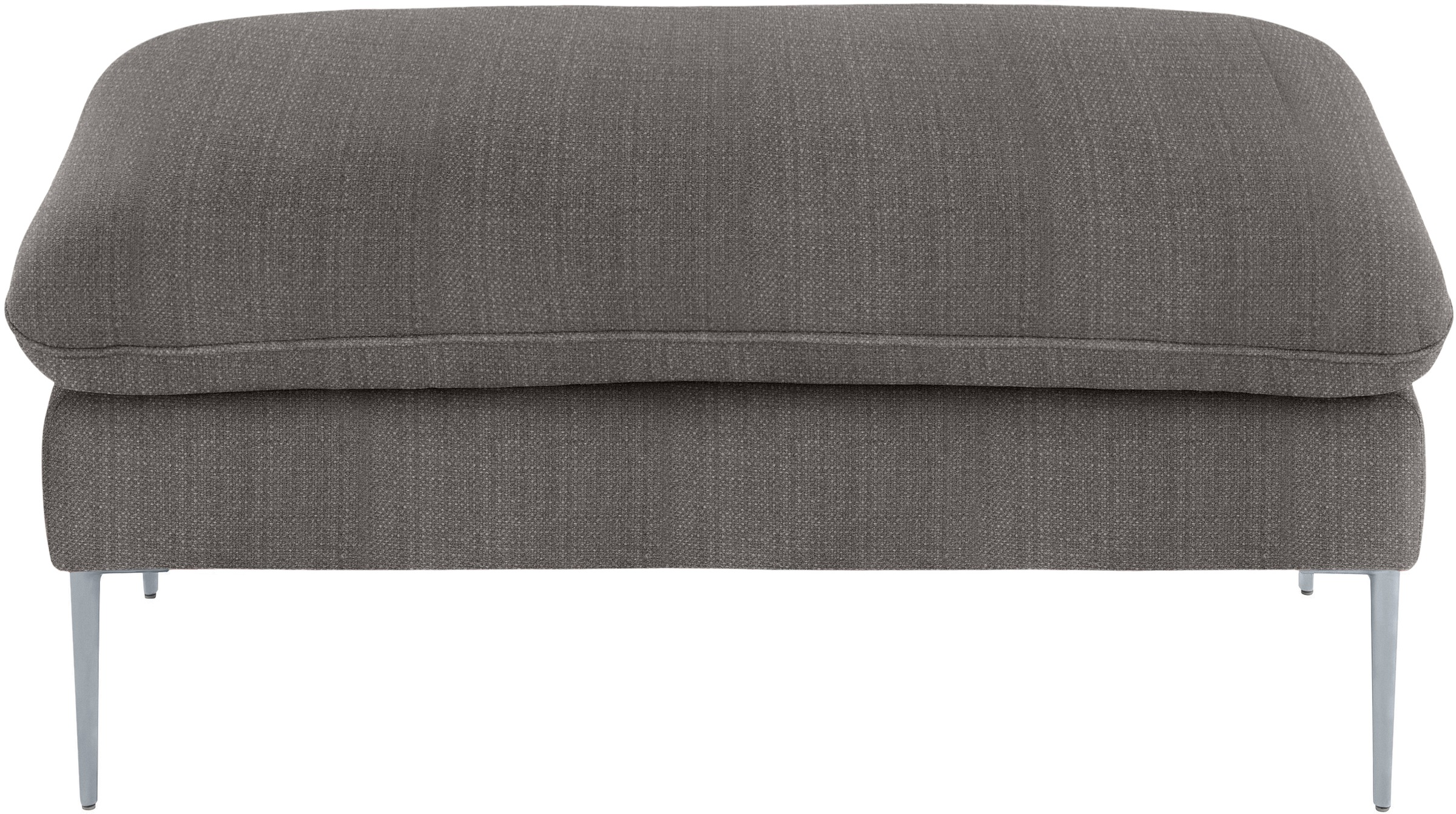 W.SCHILLIG Hocker »enjoy&MORE«, Füße silber matt, Breite 106 cm
