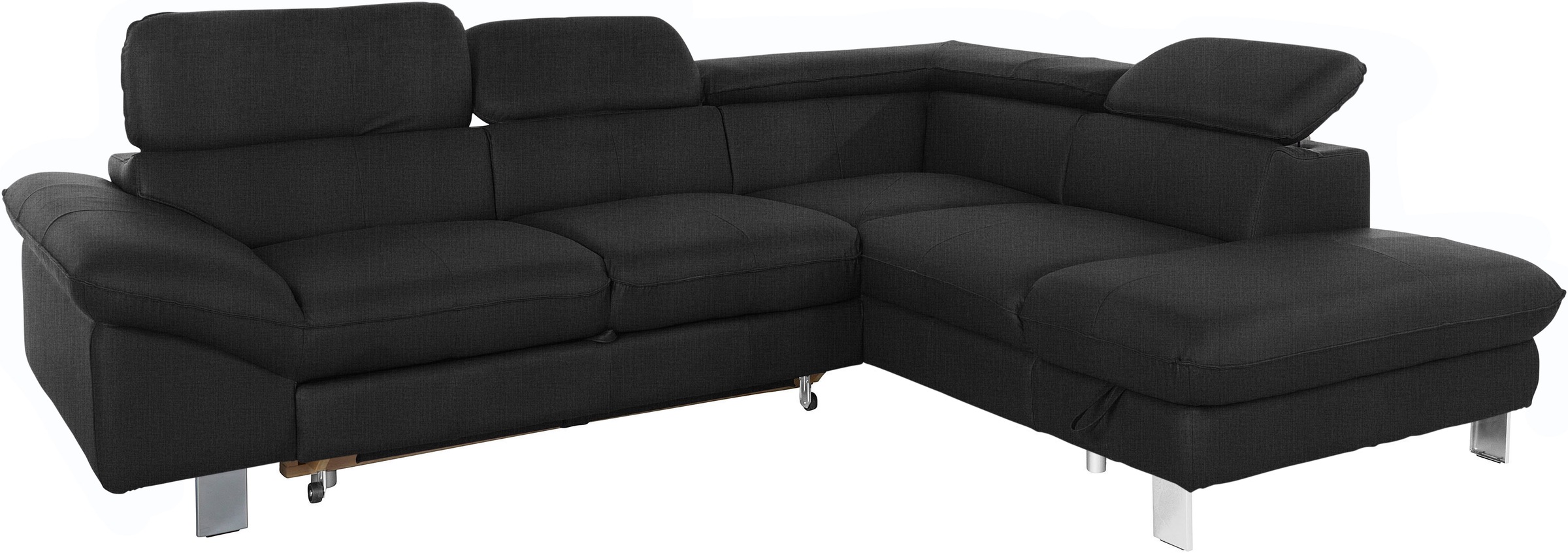 COTTA Ecksofa »Driver L-Form«, mit Kopfteilverstellung, wahlweise mit Bettfunktion & Bettkasten