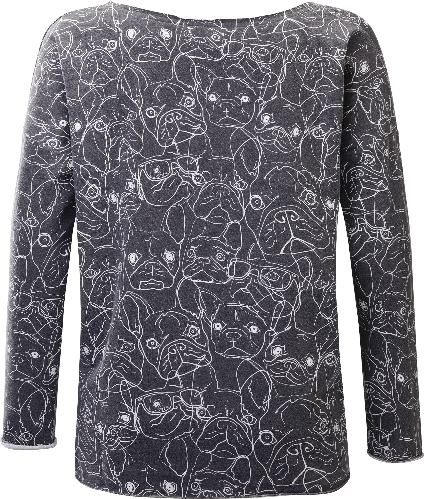 LPO Sweatshirt »SWEAT LUMDSEN WOMEN«, modischer Allover-Print