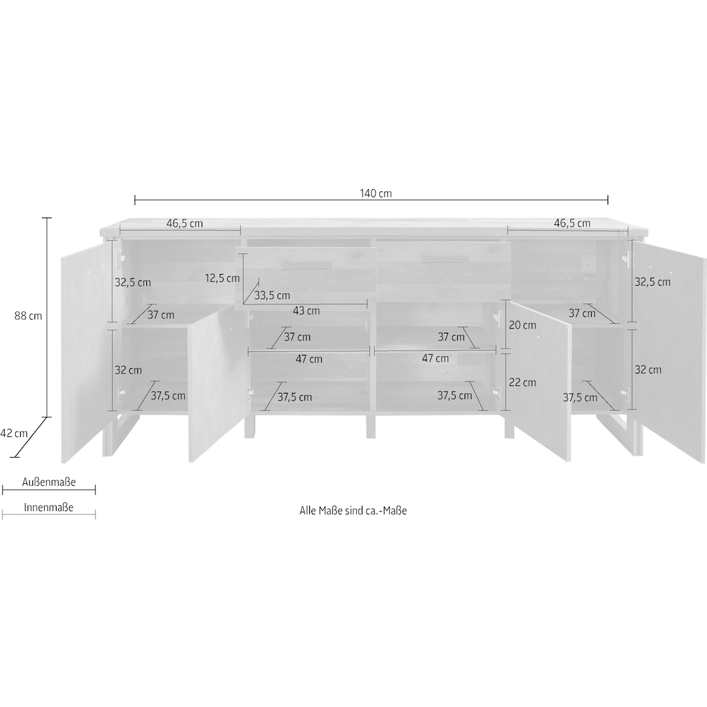 Home affaire Sideboard »Bristol«