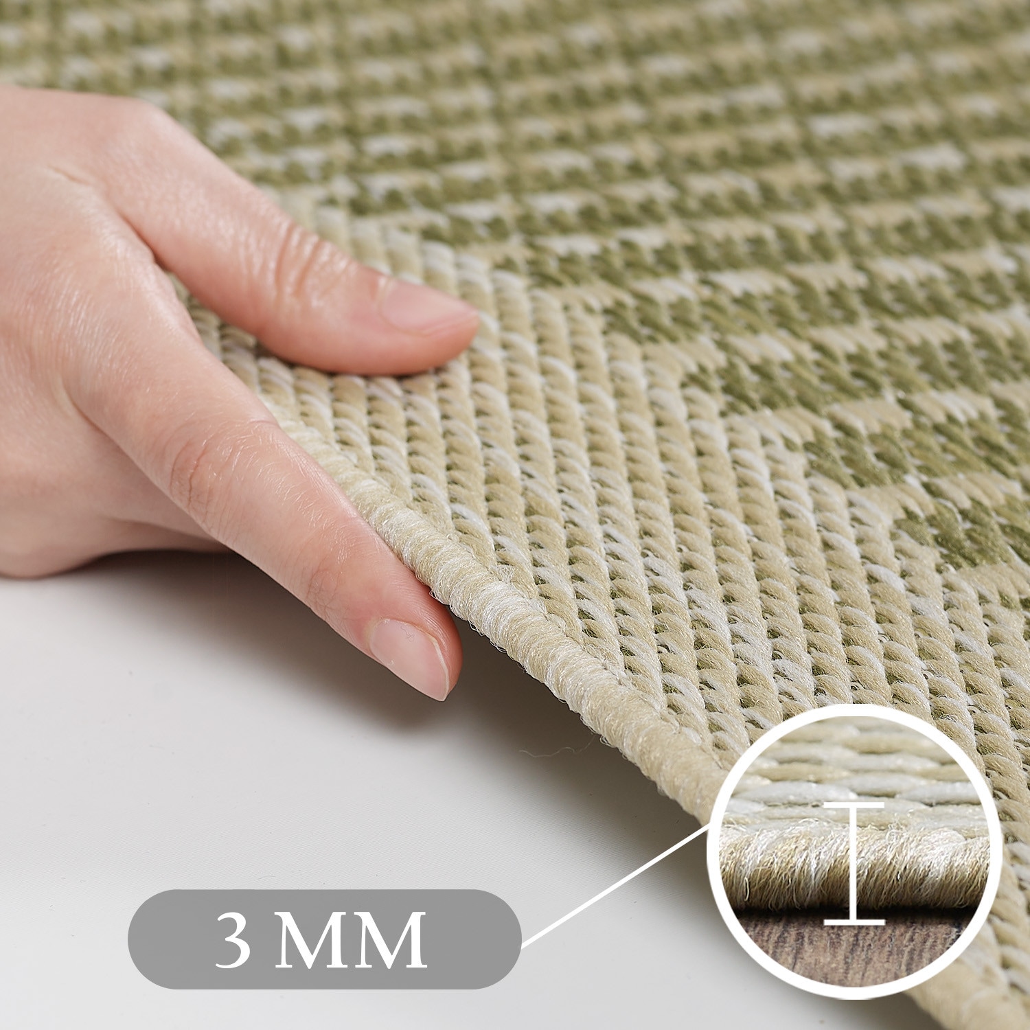 Ayyildiz Teppiche Outdoorteppich »GIZA 1410«, rechteckig, 3 mm Höhe, Läufer, In- und Outdoor, Wetterfest, Wasserabweisend, robust