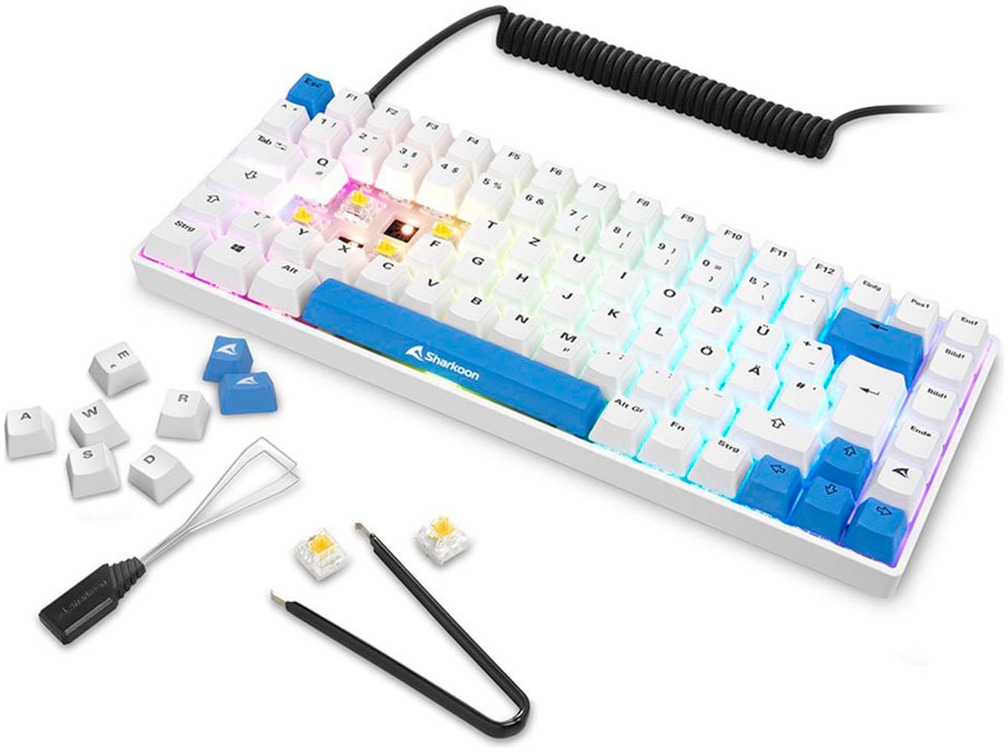 Sharkoon Tastatur »SKILLER SGK50 S3 PBT«, (USB-Anschluss-Profil-Speicher)