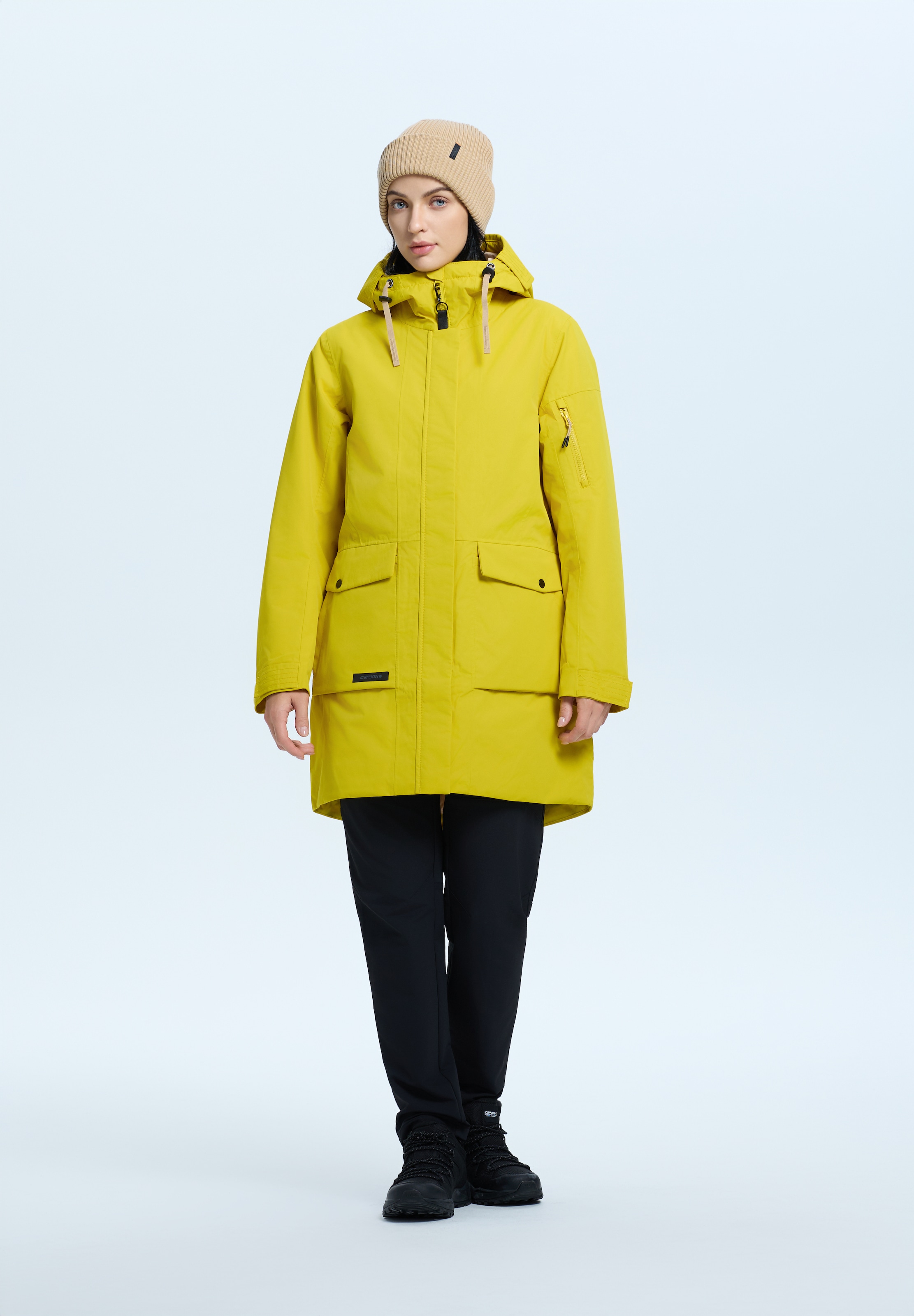 Icepeak Funktionsparka »ICEPEAK ALPENA« für vielseitige Outdoor-Aktivitäten, winddicht, sportlicher Stil