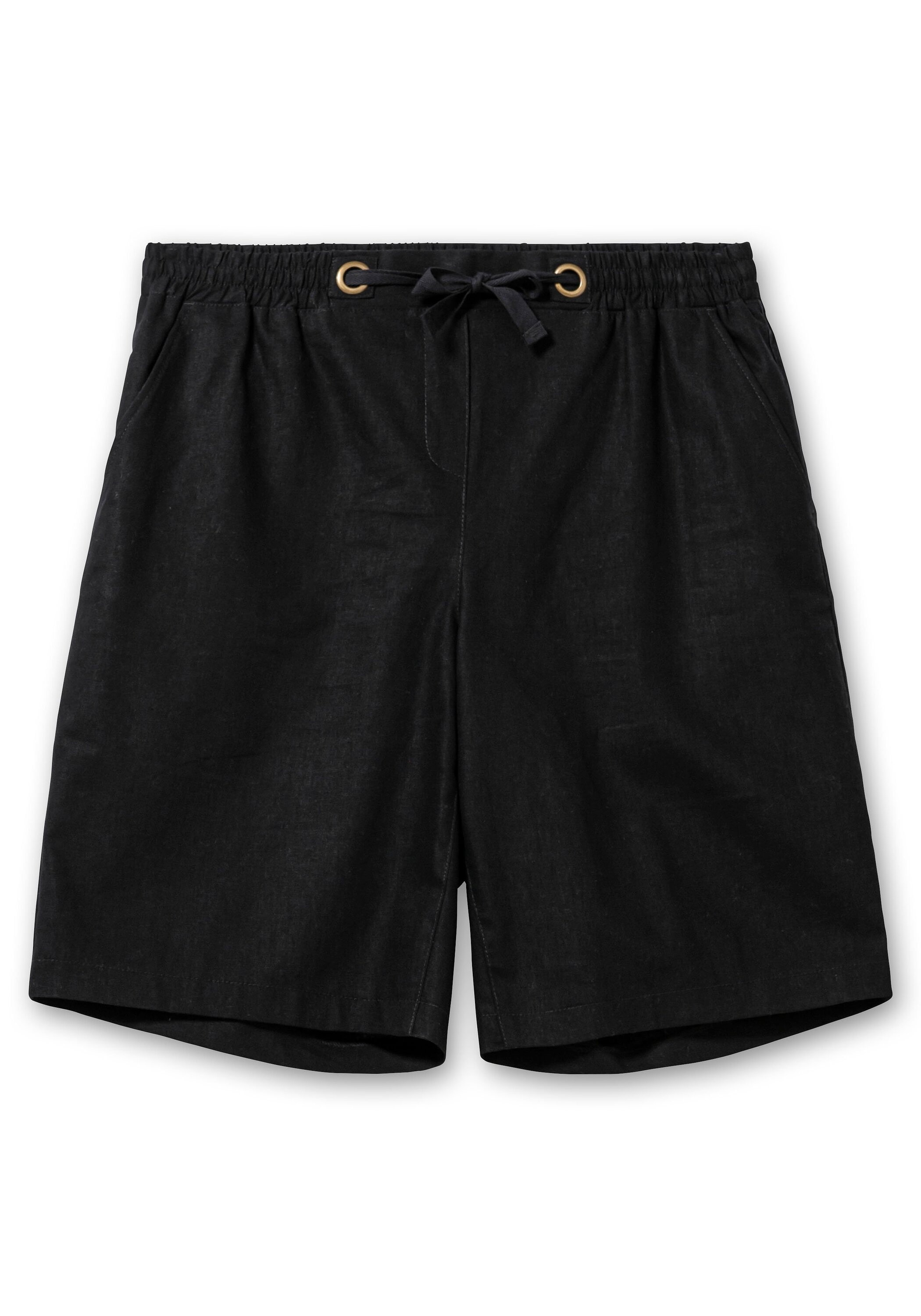 Sheego Bermudas »Bermudas im Leinen-Mix, mit Gummibund«