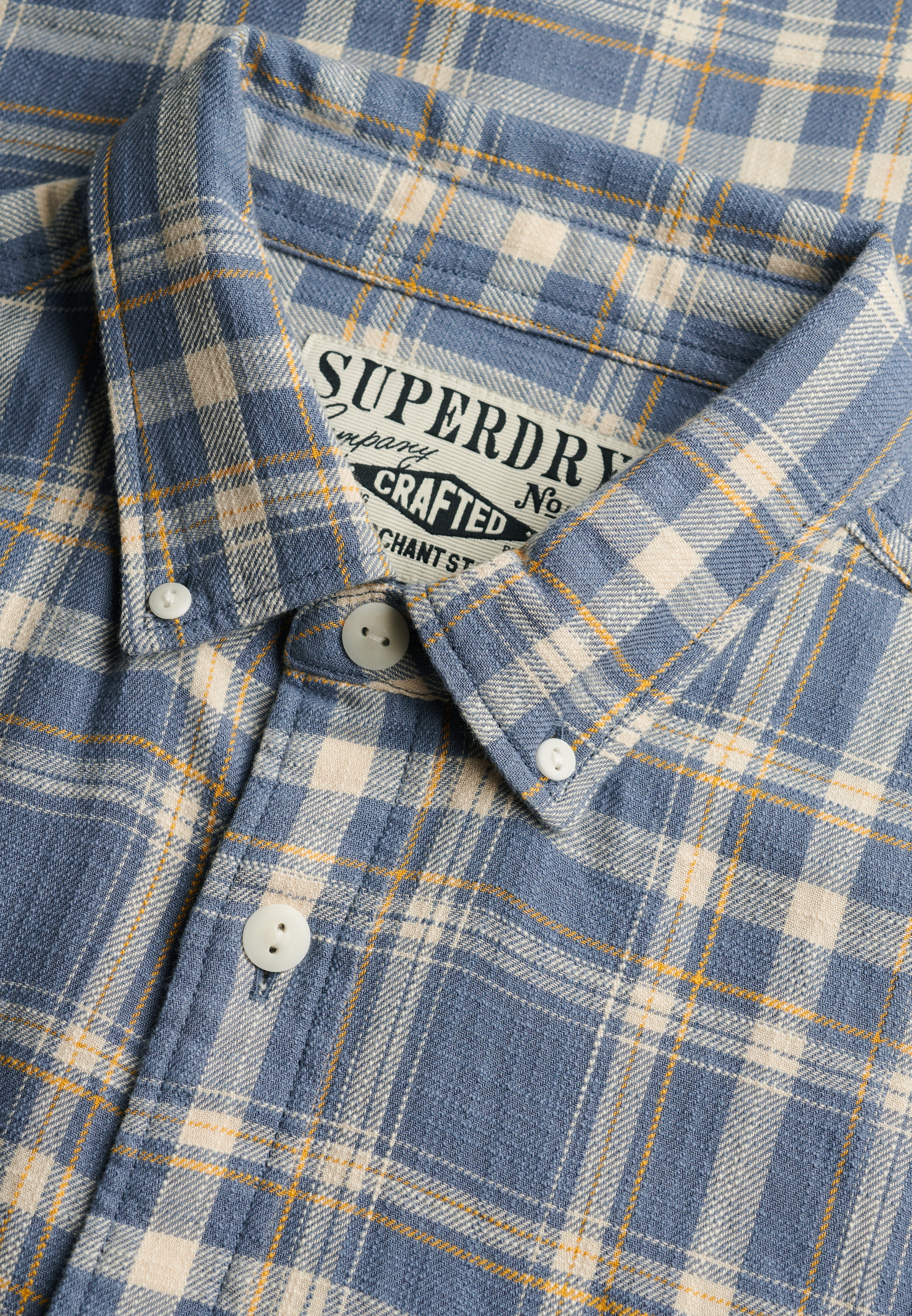 Superdry Langarmhemd »MERCHANT LITE CHECK SHIRT«