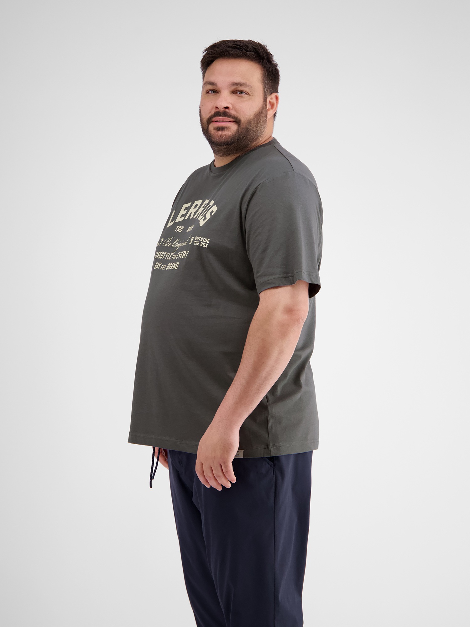 LERROS T-Shirt »LERROS T-Shirt mit Print in Übergrößen«