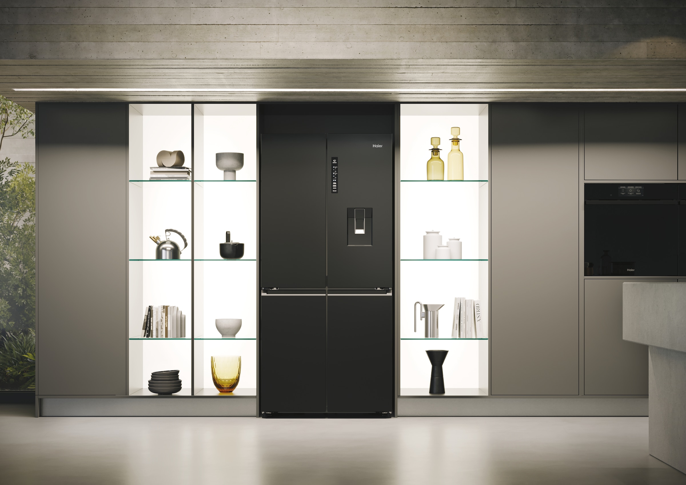 Haier Multi Door »HCR7818DWPT«, 182 cm hoch, 83 cm breit, Wasserdispenser, Humidity Zone