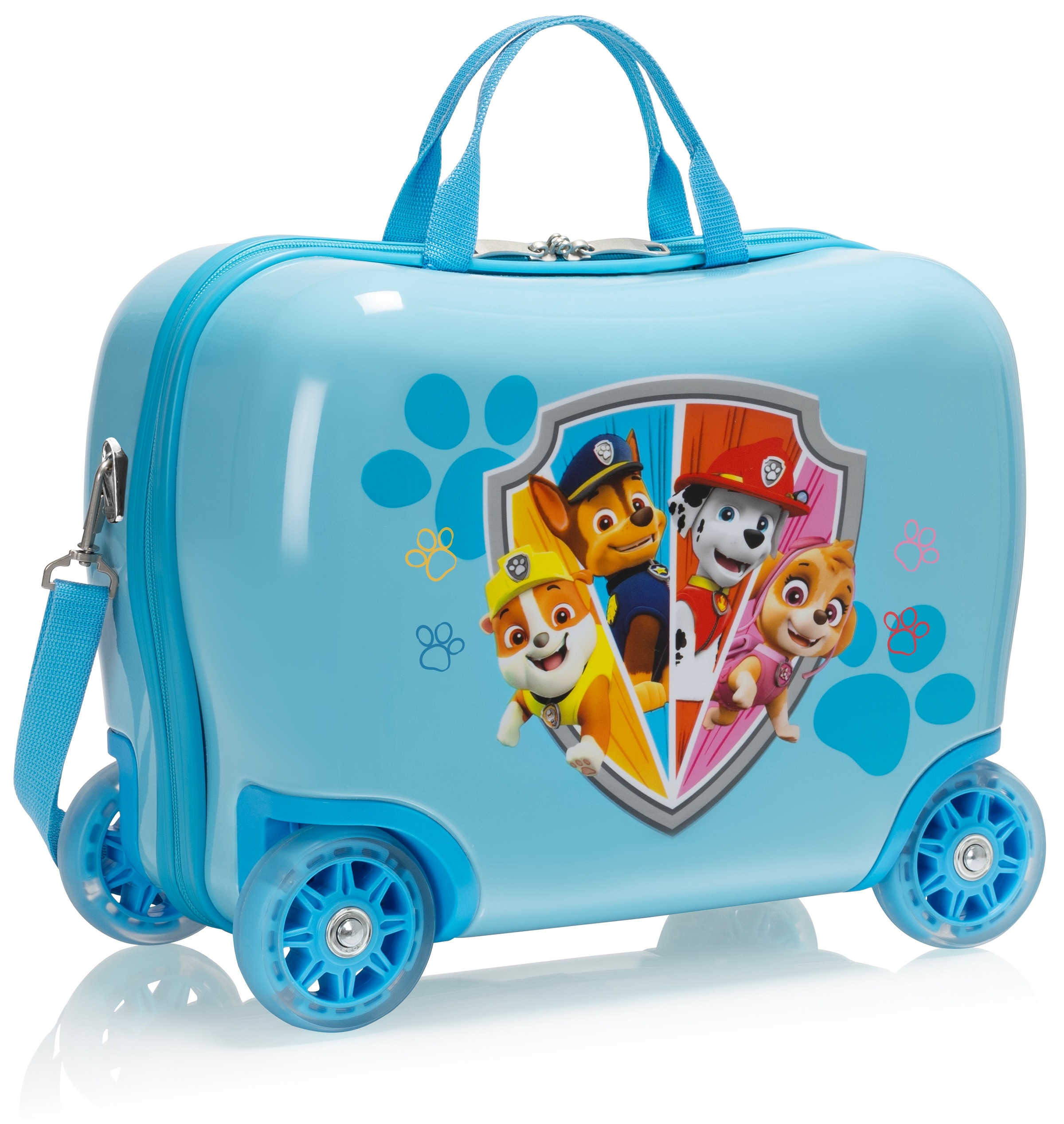 Heys Kinderkoffer »Kinderkoffer Heys Kids Ride-On Luggage, 16 cm«, 4 Rollen, Kindertrolley, Kinder Reisegeoäck, Paw Patrol, Handgepäck