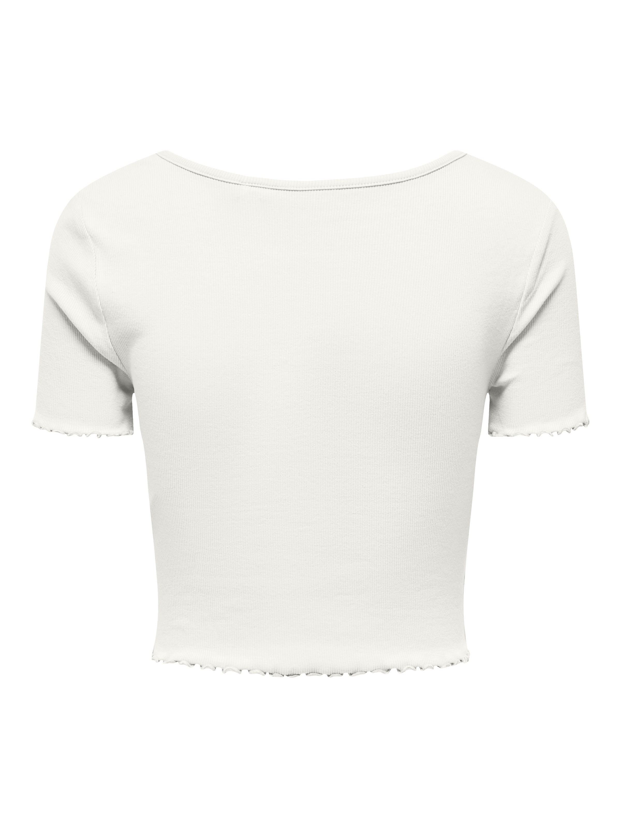 ONLY Kurzarmshirt »ONLBETTY S/S V-NECK TOP CC JRS«