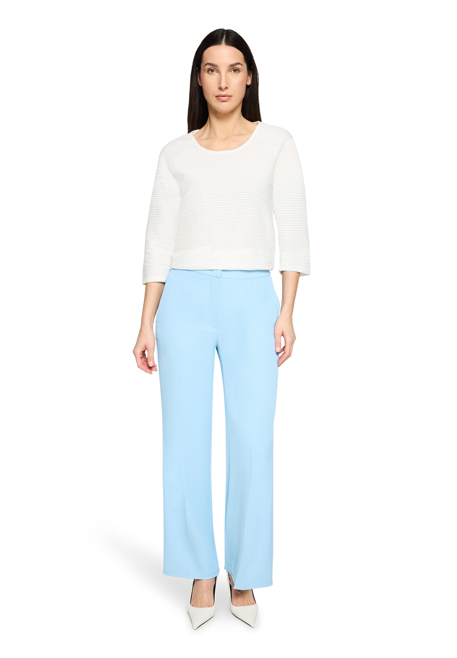 Betty Barclay Rundhalsshirt »Casual-Shirt mit Rippenstruktur«