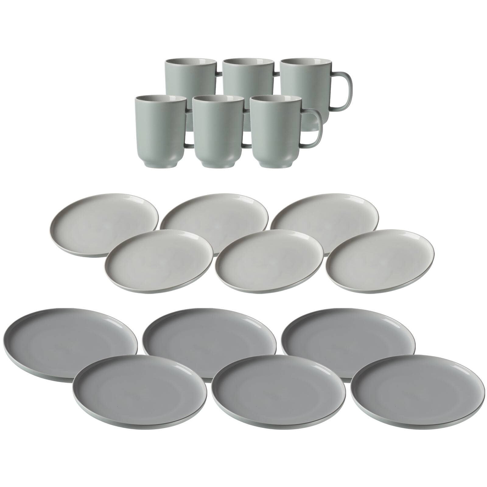 Ritzenhoff & Breker Geschirr-Set »Tafelservice Jasper 18er Set« Spülmaschinengeeignet