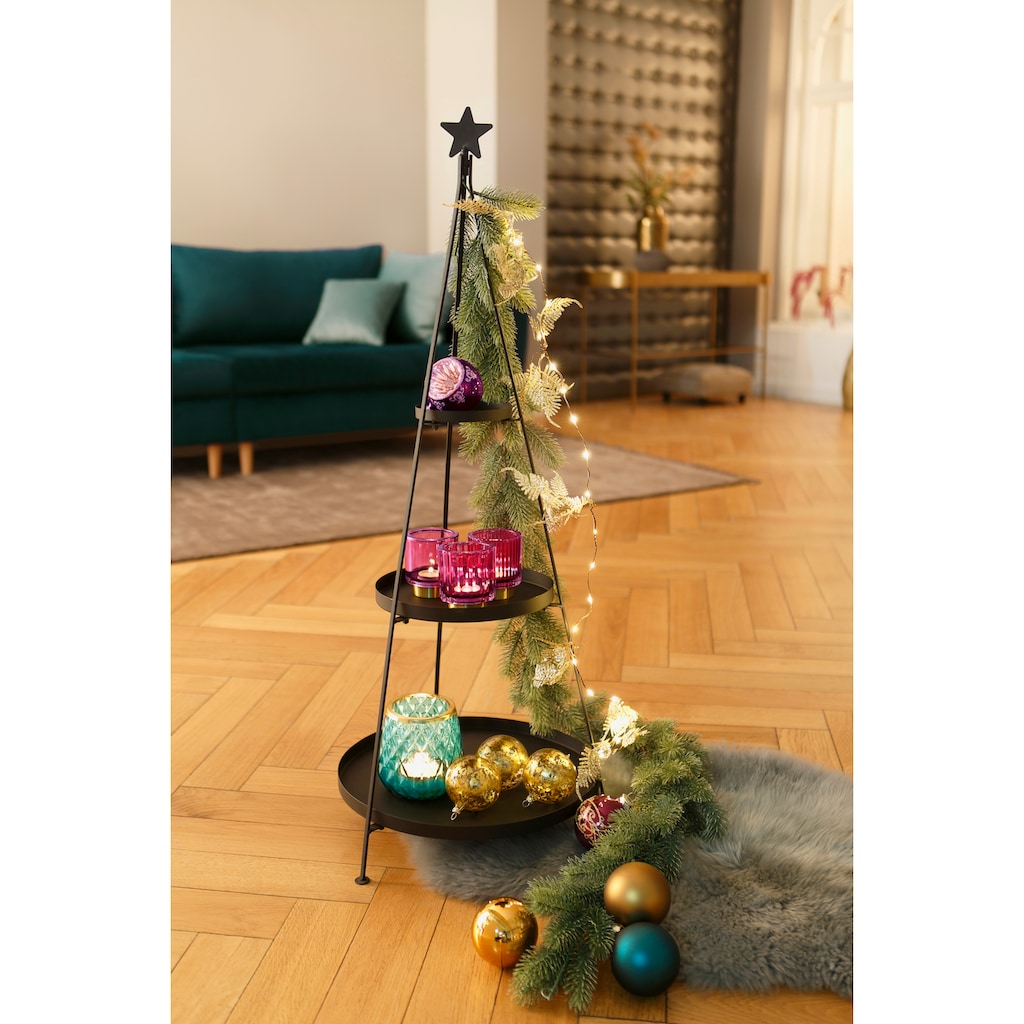 CHRISTMAS GOODS by Inge LED-Lichterkette »Blätter, Weihnachtsdeko«