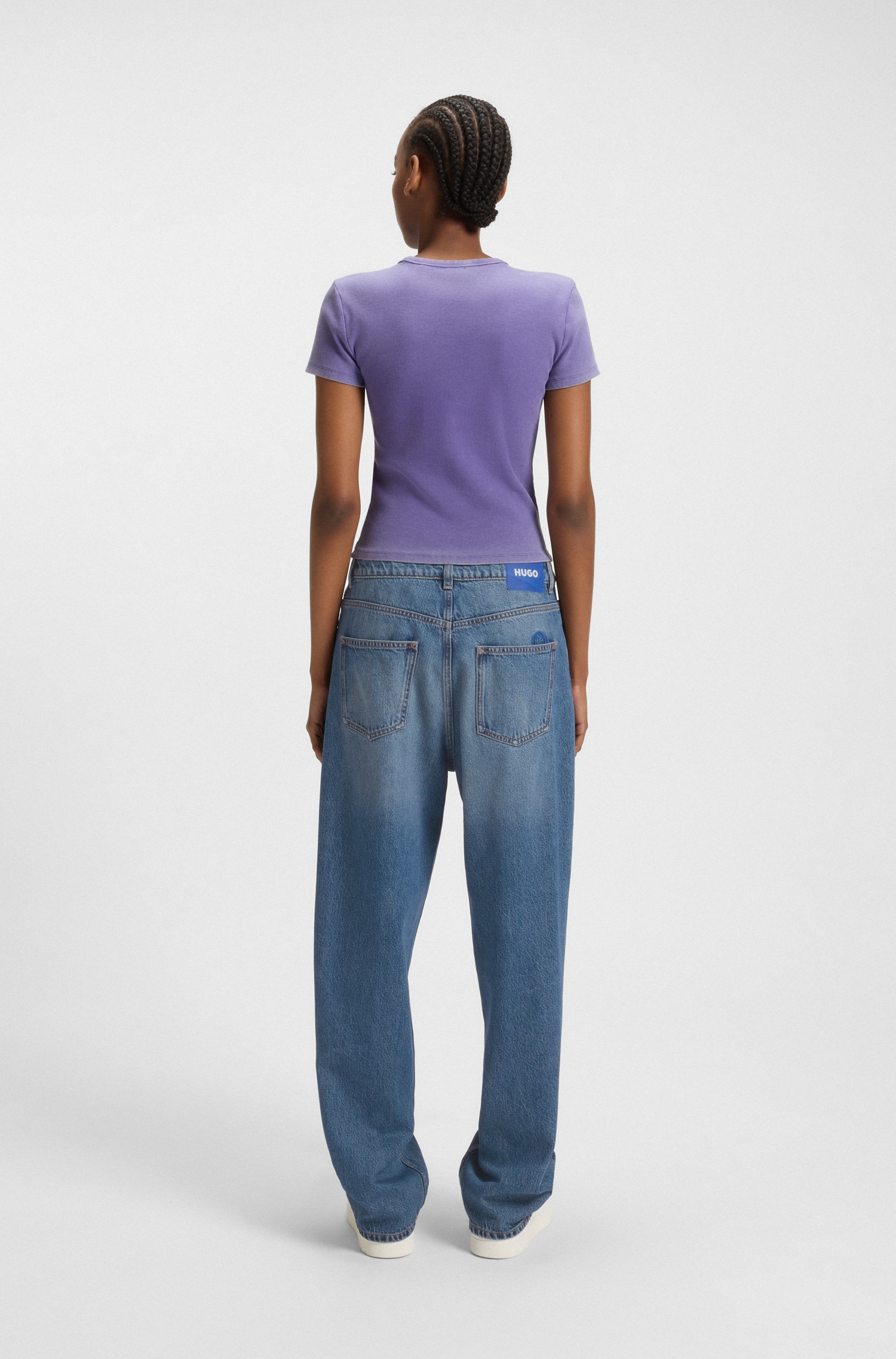 HUGO Blue 5-Pocket-Jeans »Leni«, Loose Fit
