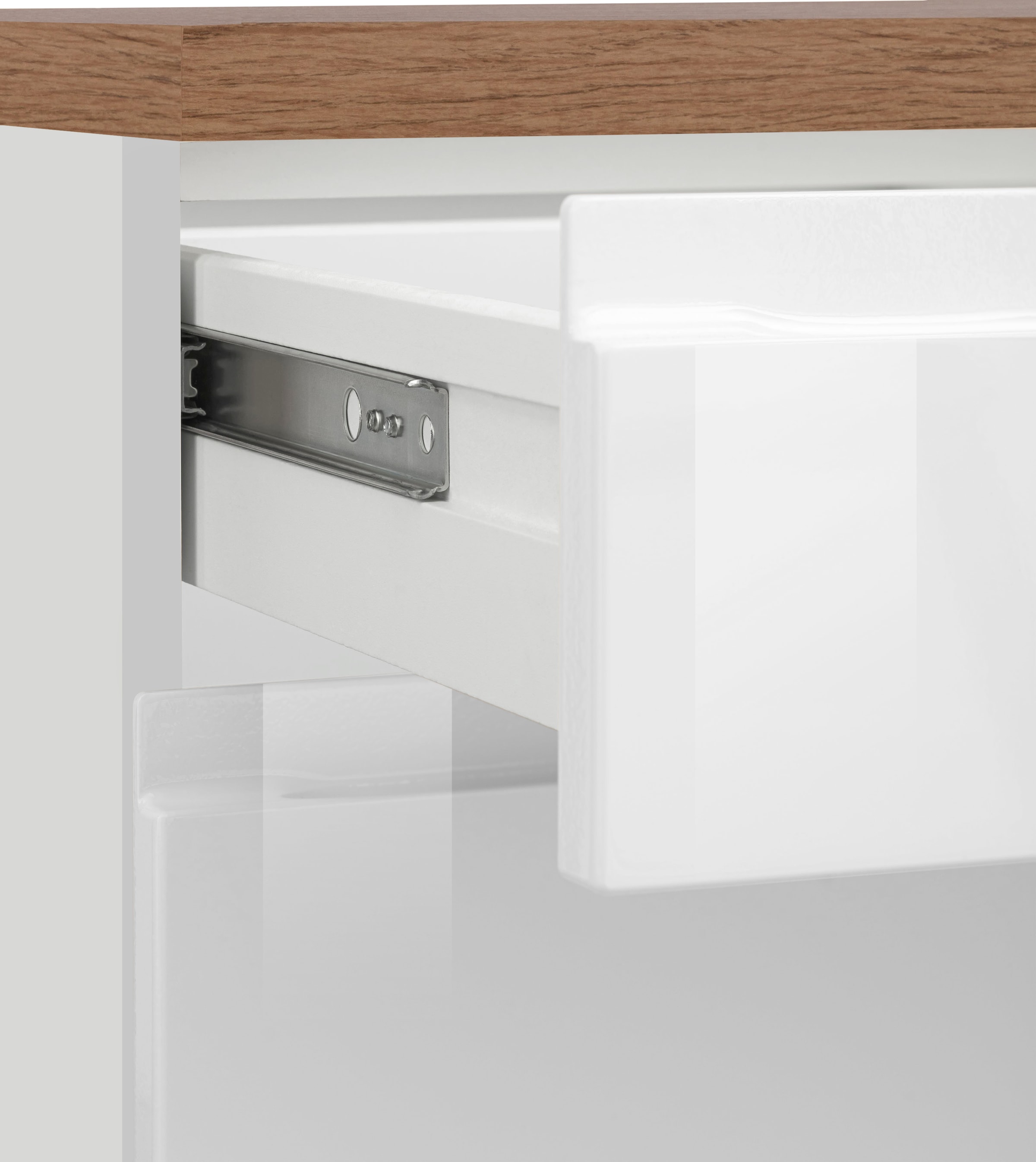 KOCHSTATION Küchenzeile »KS-Virginia« Breite 210 cm, mit oder ohne E-Geräte