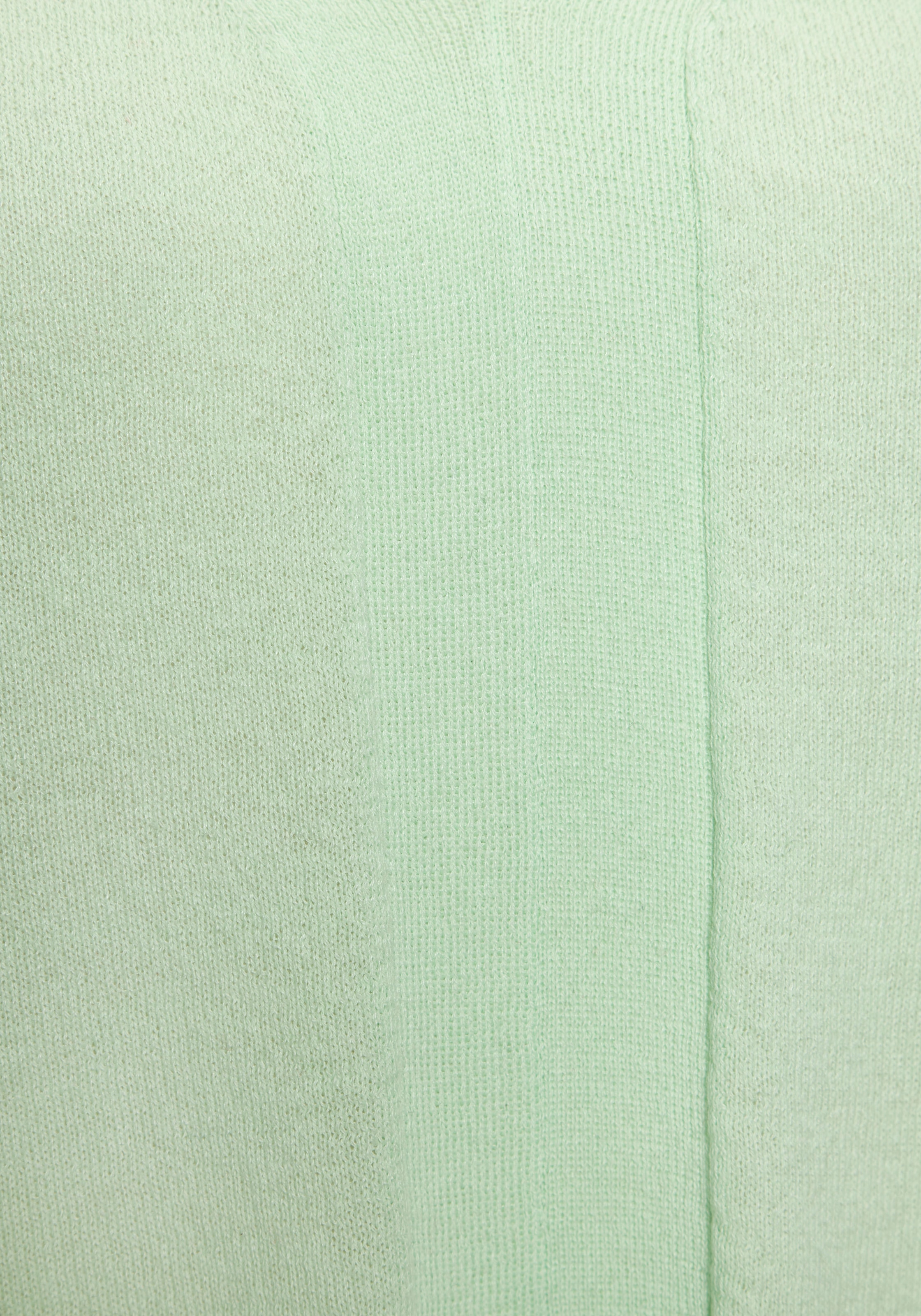 Vivance Kurzarmshirt »mit Zierknopfleiste«, aus weicher Strickqualität mit Baumwolle
