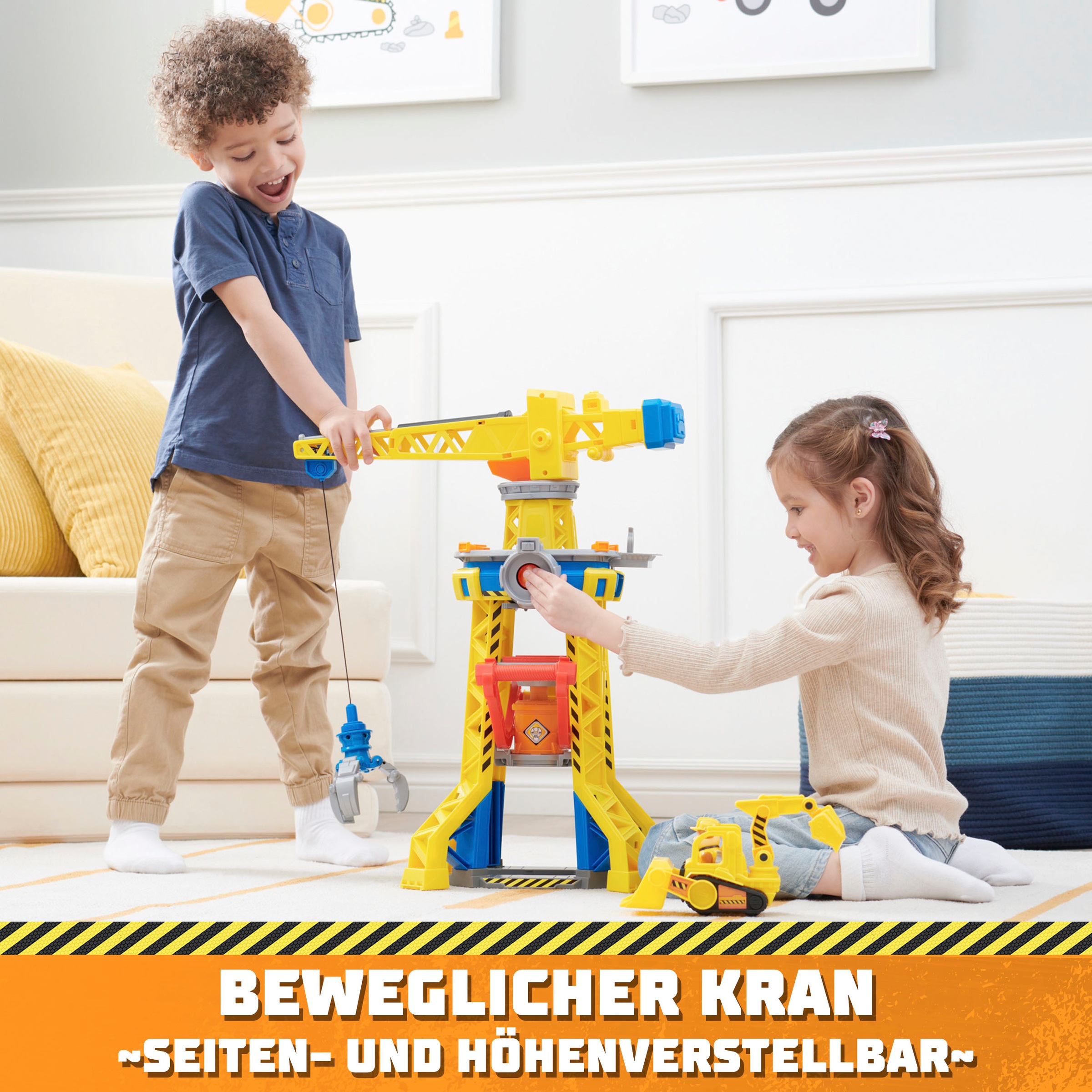 Spin Master Spielwelt »Rubble & Crew - Barkyard Playset«, mit Licht- und Soundeffekt