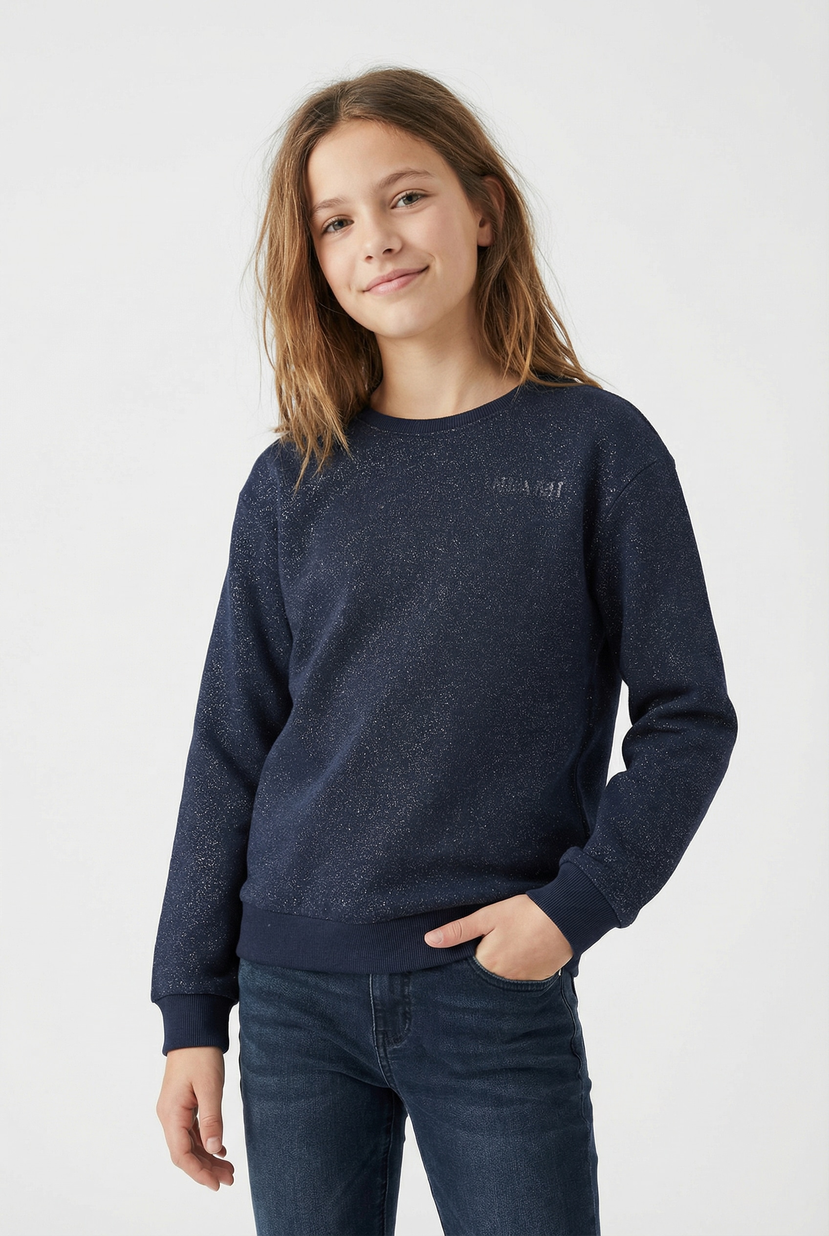 Name It Sweatshirt »NKFTILDE LS NREG SWEAT TOP UNB PB«
