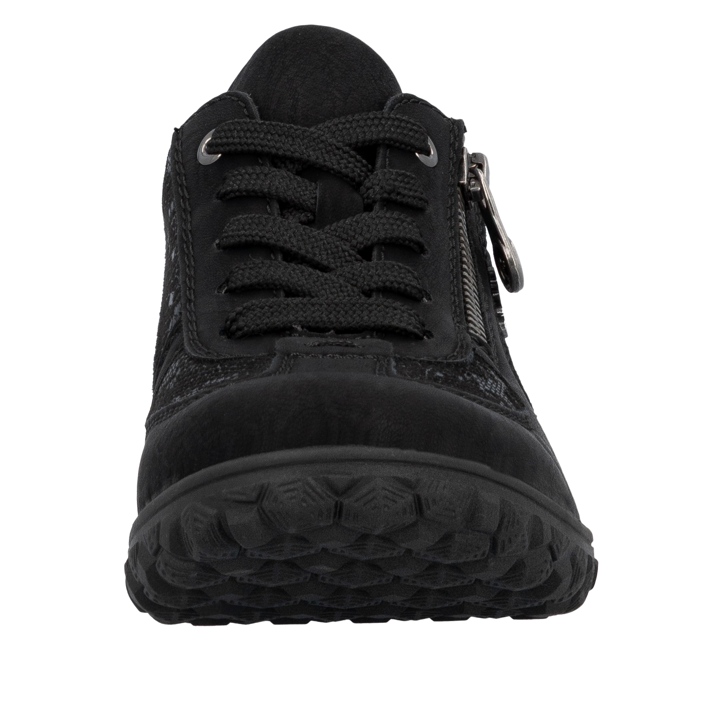 Rieker Keilsneaker  Schnürschuh, Halbschuh, Freizeitsneaker mit Reißverschluss