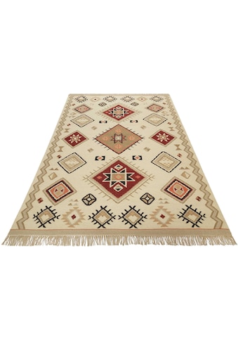 Teppich »Brionne GL-82102«, rechteckig, handgewebter Naturfaserteppich aus Wolle