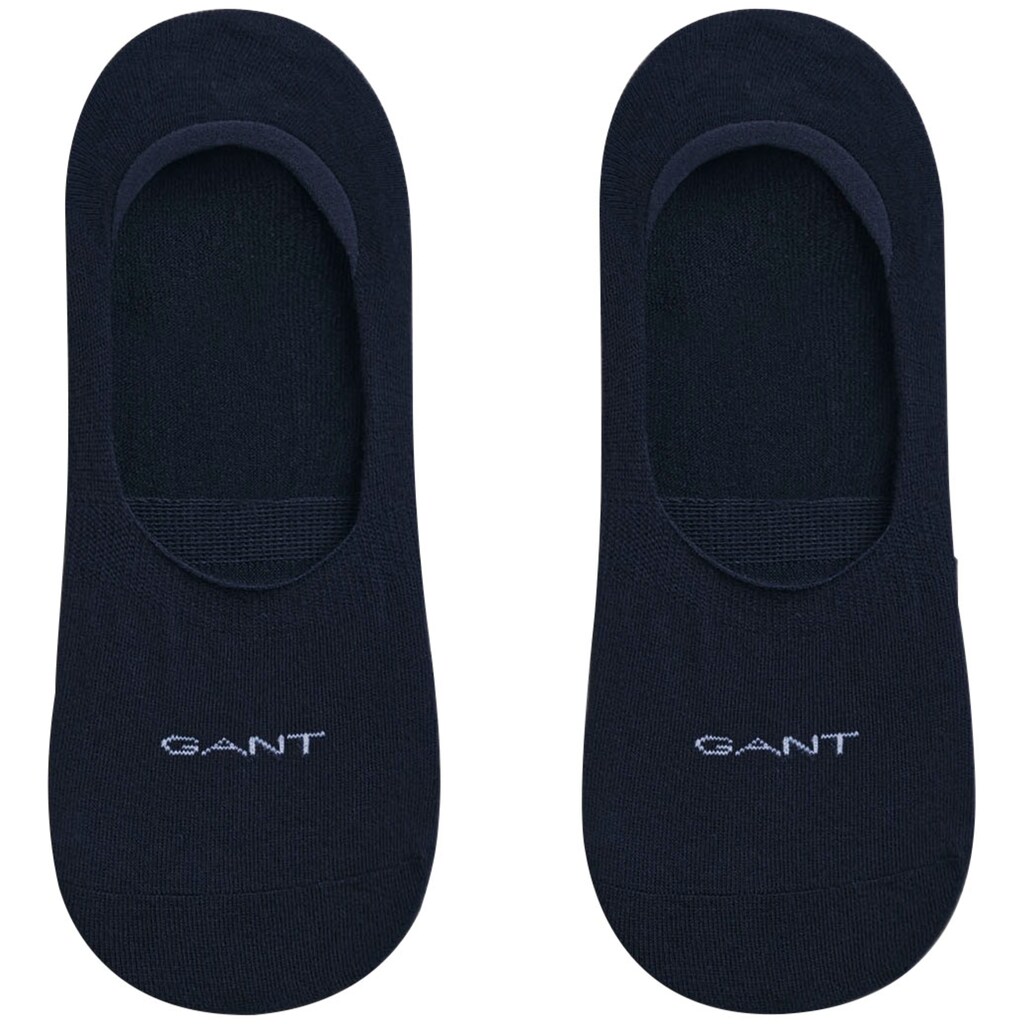 Gant Füßlinge, (2 Paar), Invisible Socks Sneaker Socken (2-Paar), rutschfest u. unsichtbar