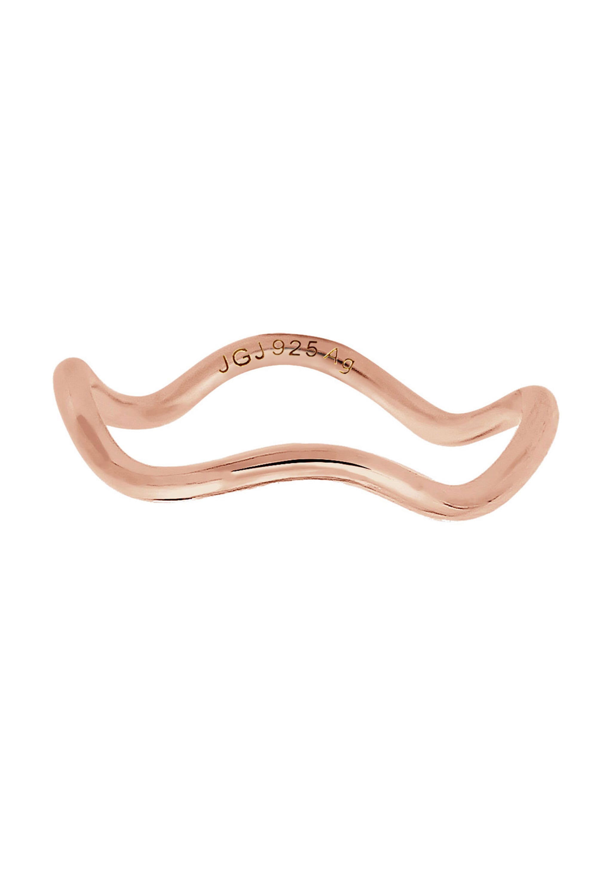 Elli Silberring »Ring Wellen Minimal Geo 925 Sterling Silber«
