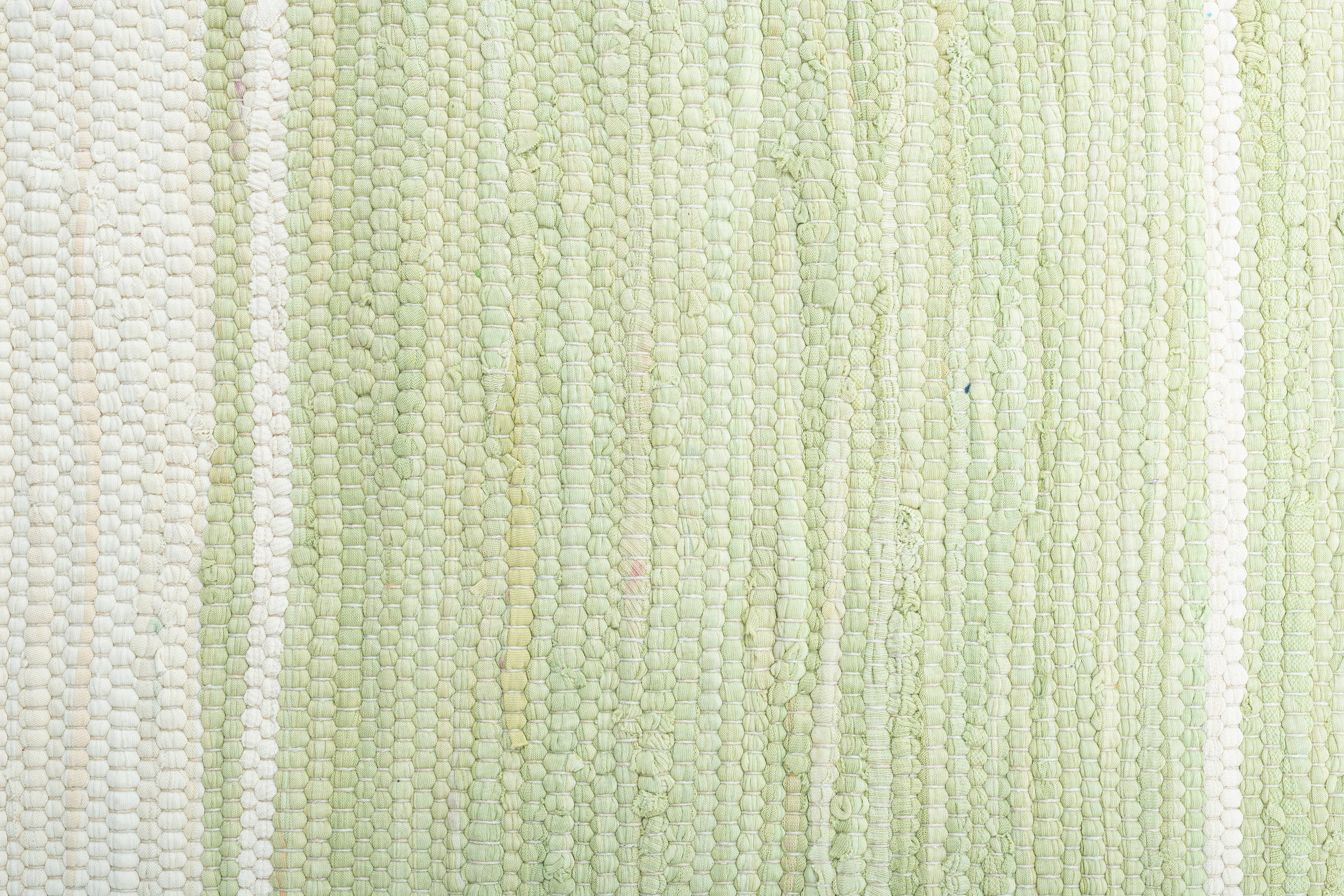 THEKO Flachgewebe, bestellen gestreift, rechteckig, bei Cotton«, Teppich reine »Stripe Fransen handgewebt, Baumwolle, OTTO online mit