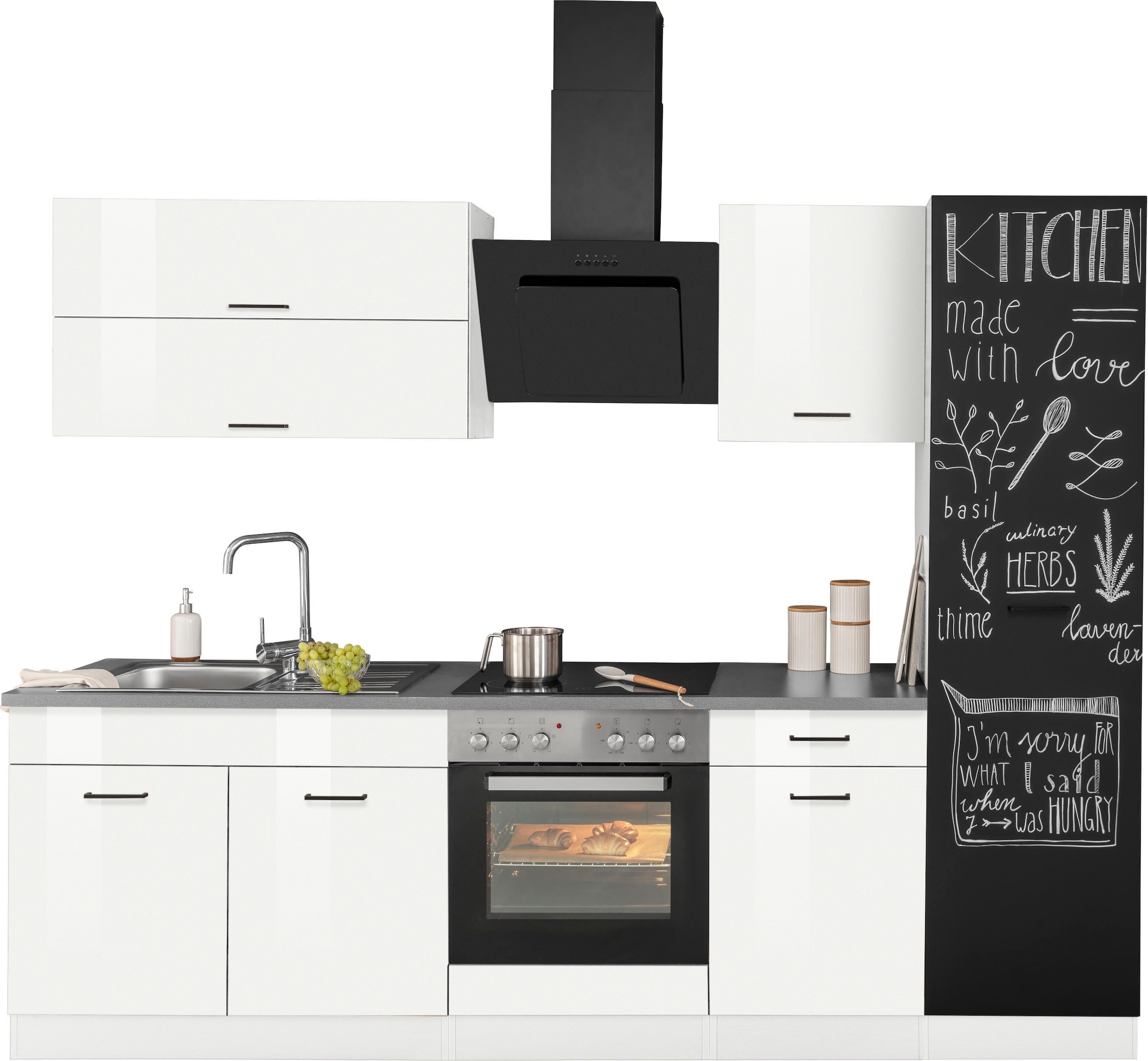 HELD MÖBEL Küchenzeile »Trier«, ohne E-Geräte, Breite 260 cm kaufen online  bei OTTO