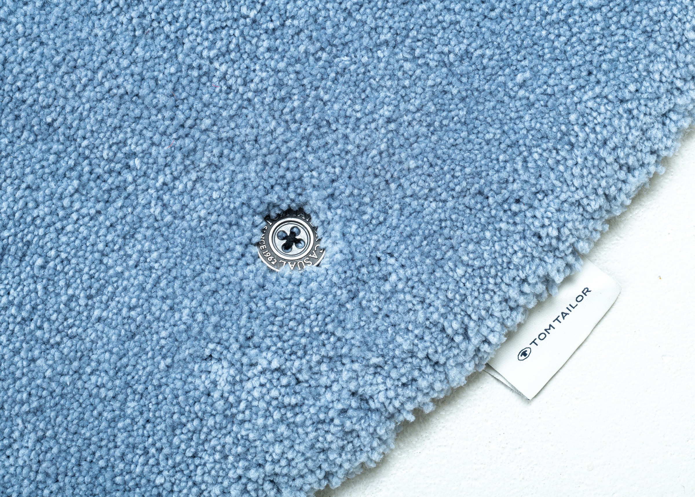 TOM TAILOR HOME Hochflor-Teppich »Shaggy Teppich Cozy«, rund, 25 mm Höhe, Uni Farben, auch in Pastell Farben, weich & kuschelig