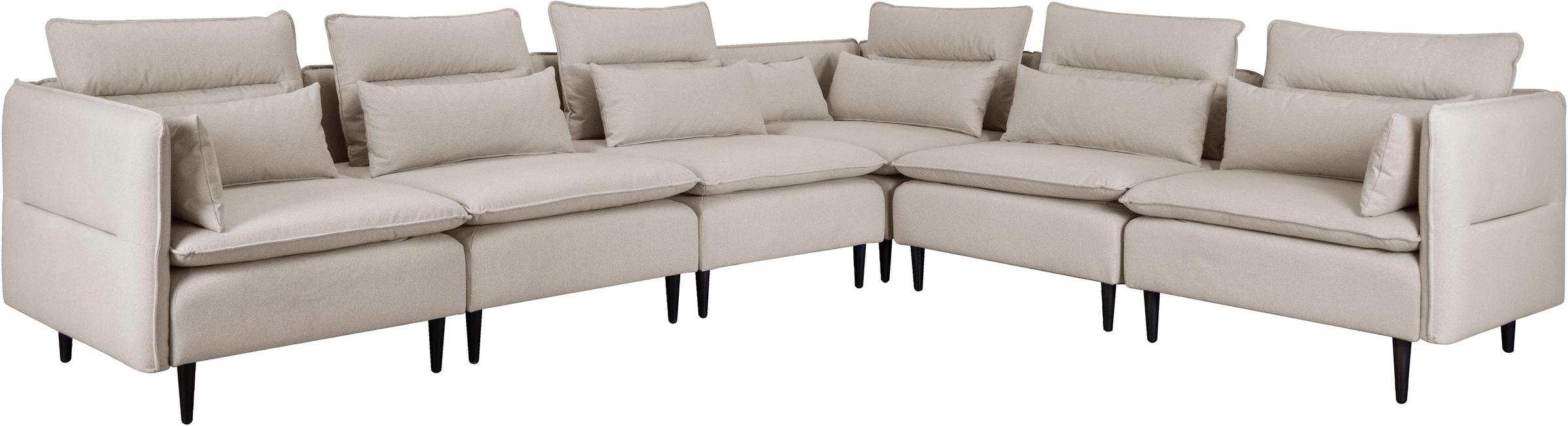 andas Ecksofa »ALVIK L-Form«, zusammengesetzt aus Modulen, erweiterbar mit Modulen der Serie