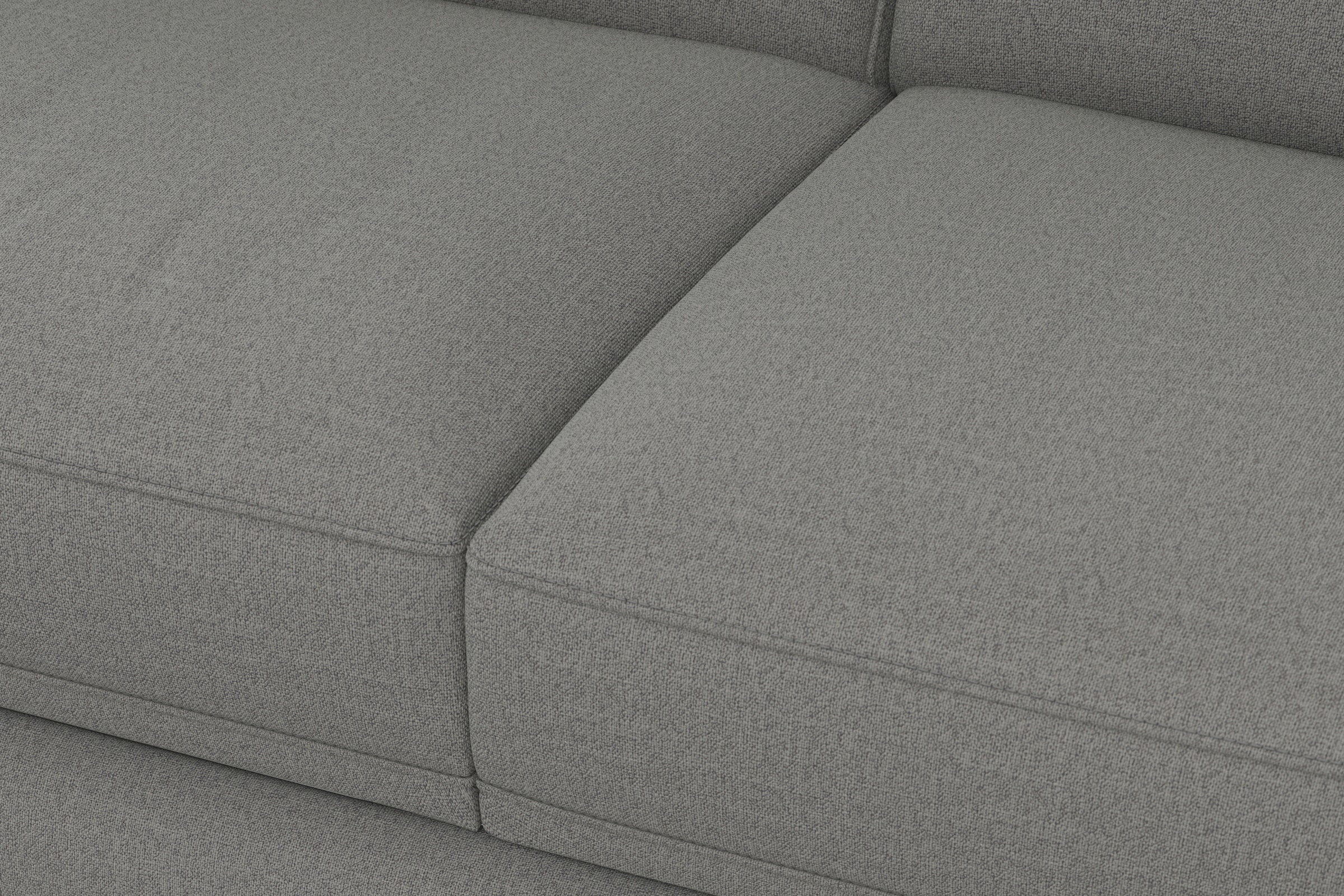 sit&more Ecksofa »Dundee L-Form«, mit Federkern und Edelstahlfüßen, wahlweise mit Kopfteilverstellung