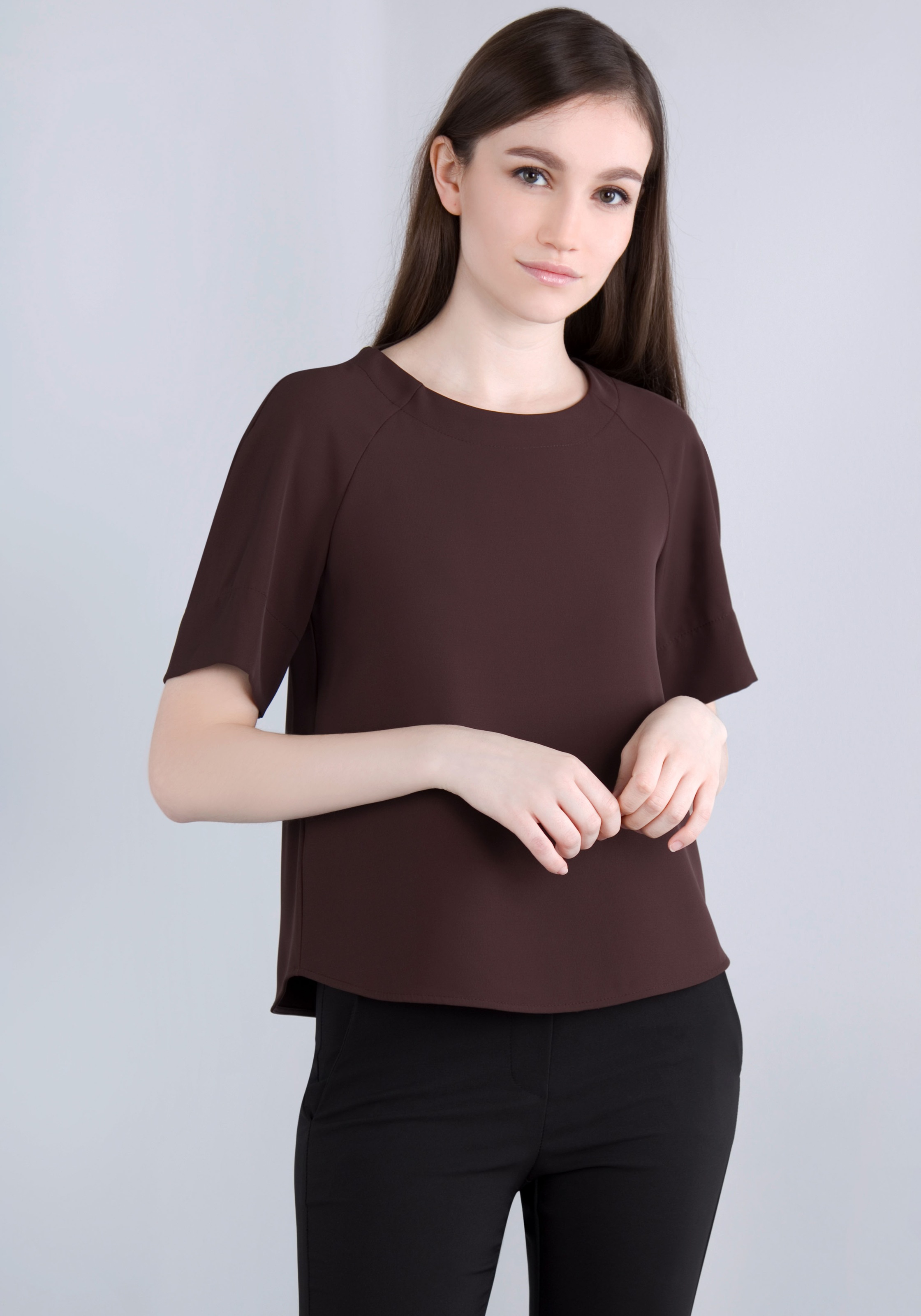IMPERIAL Rundhalsshirt, mit Stretch