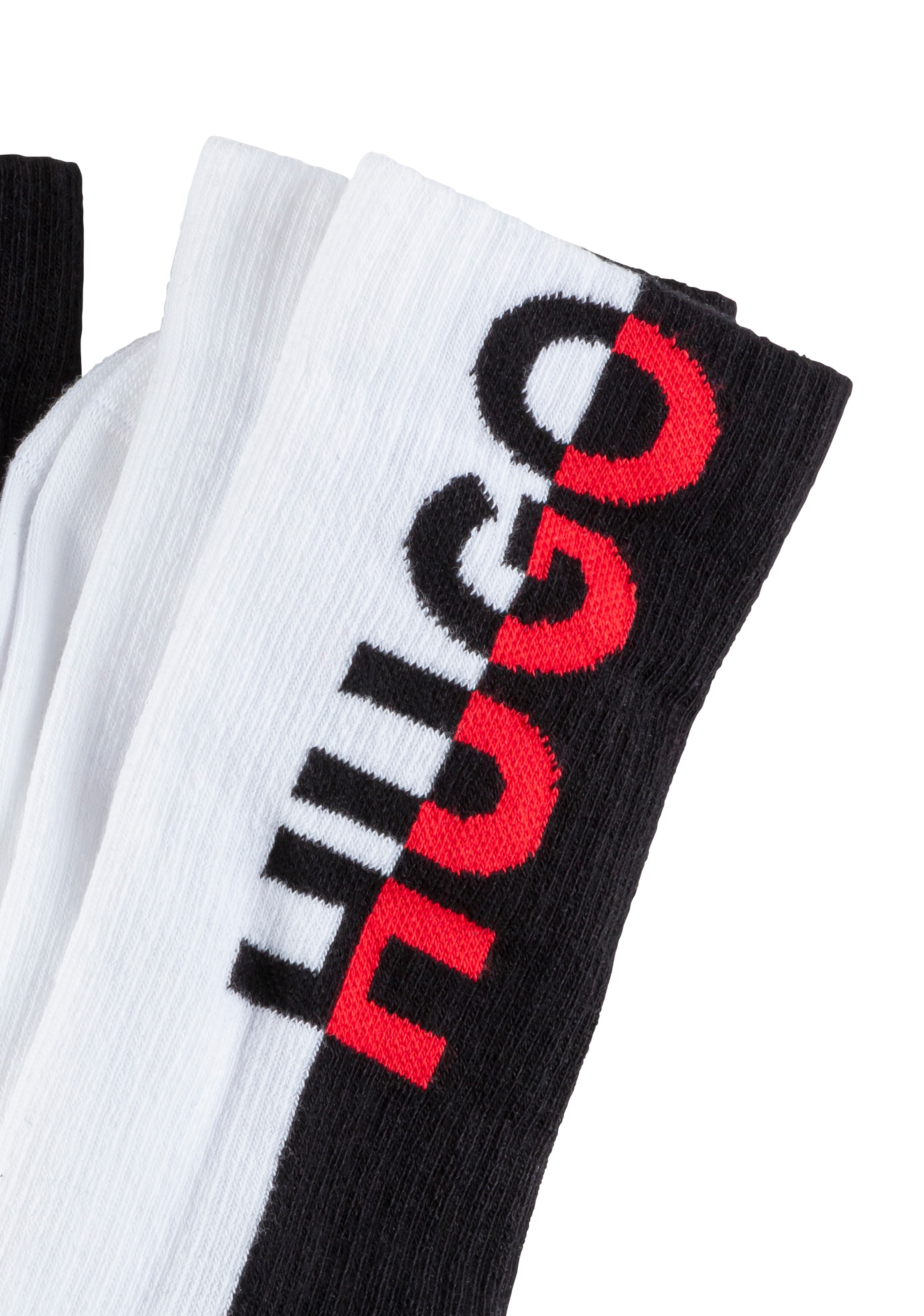 HUGO Underwear Freizeitsocken, mit Label