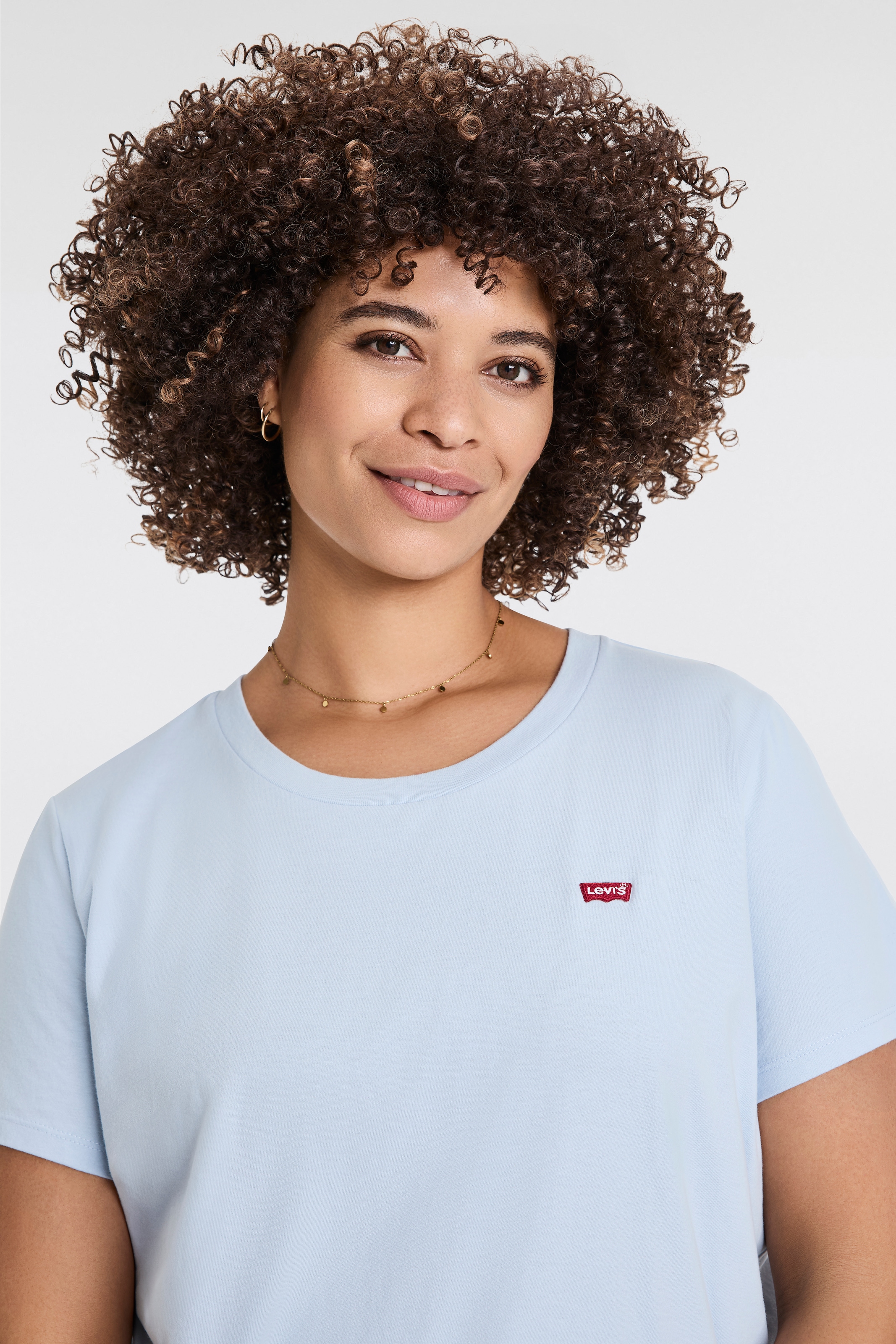 Levi's® Plus T-Shirt »PL THE PERFECT«, mit Logo-Stickerei