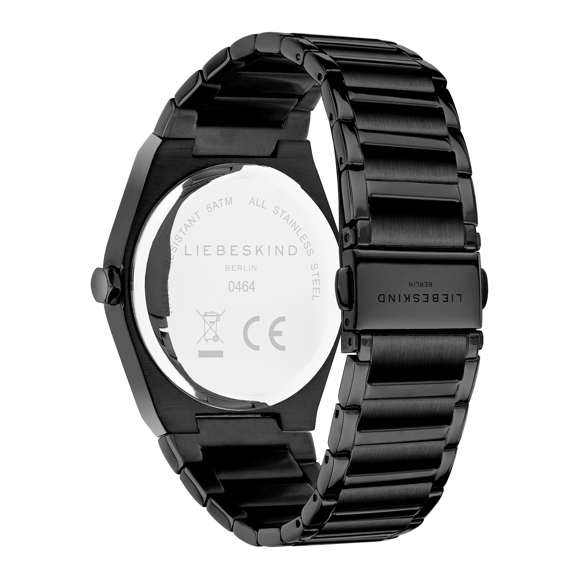 Liebeskind Berlin Quarzuhr »Minimalist 48 mm« Armbanduhr, Damenuhr, Herrenuhr, Edelstahlarmband, analog