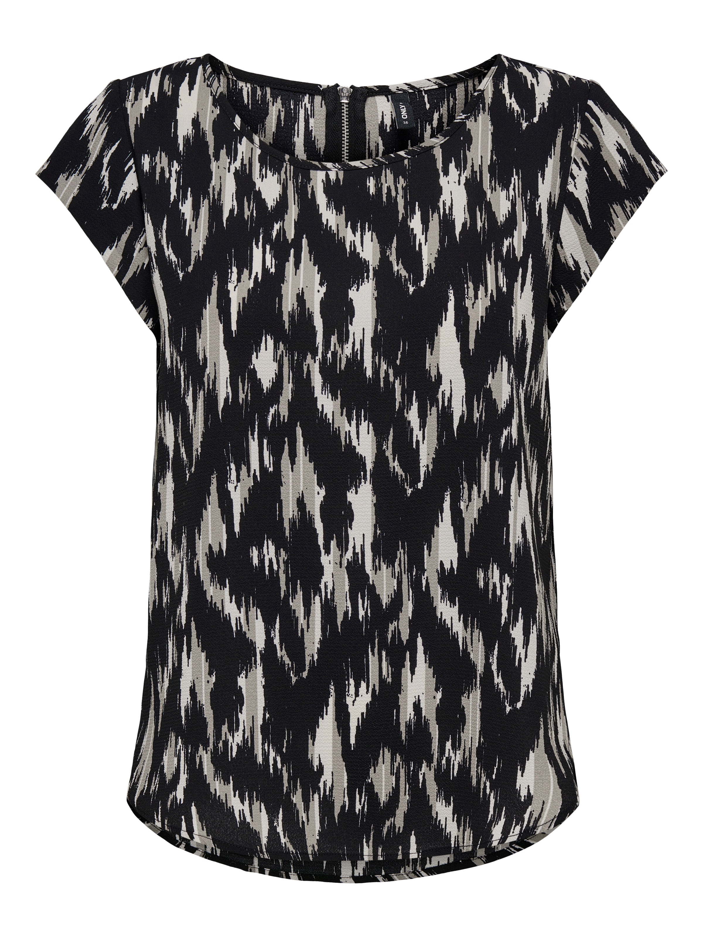 ONLY Shirtbluse »ONLVIC S/S AOP TOP NOOS PTM«, mit Allover Druck