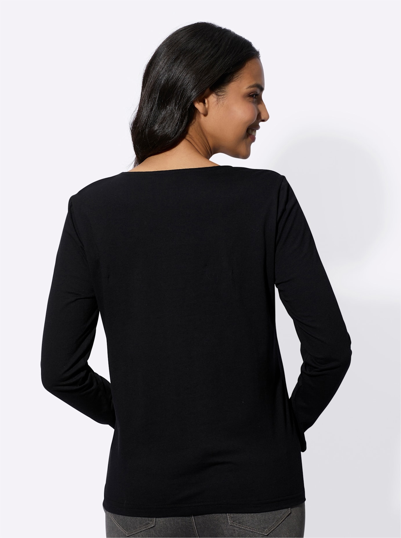 Classic Basics Langarmshirt »Druck-Shirt«, (1 tlg.)