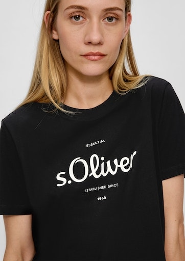 Logodruck s.Oliver Shop mit vorne Online T-Shirt, OTTO im
