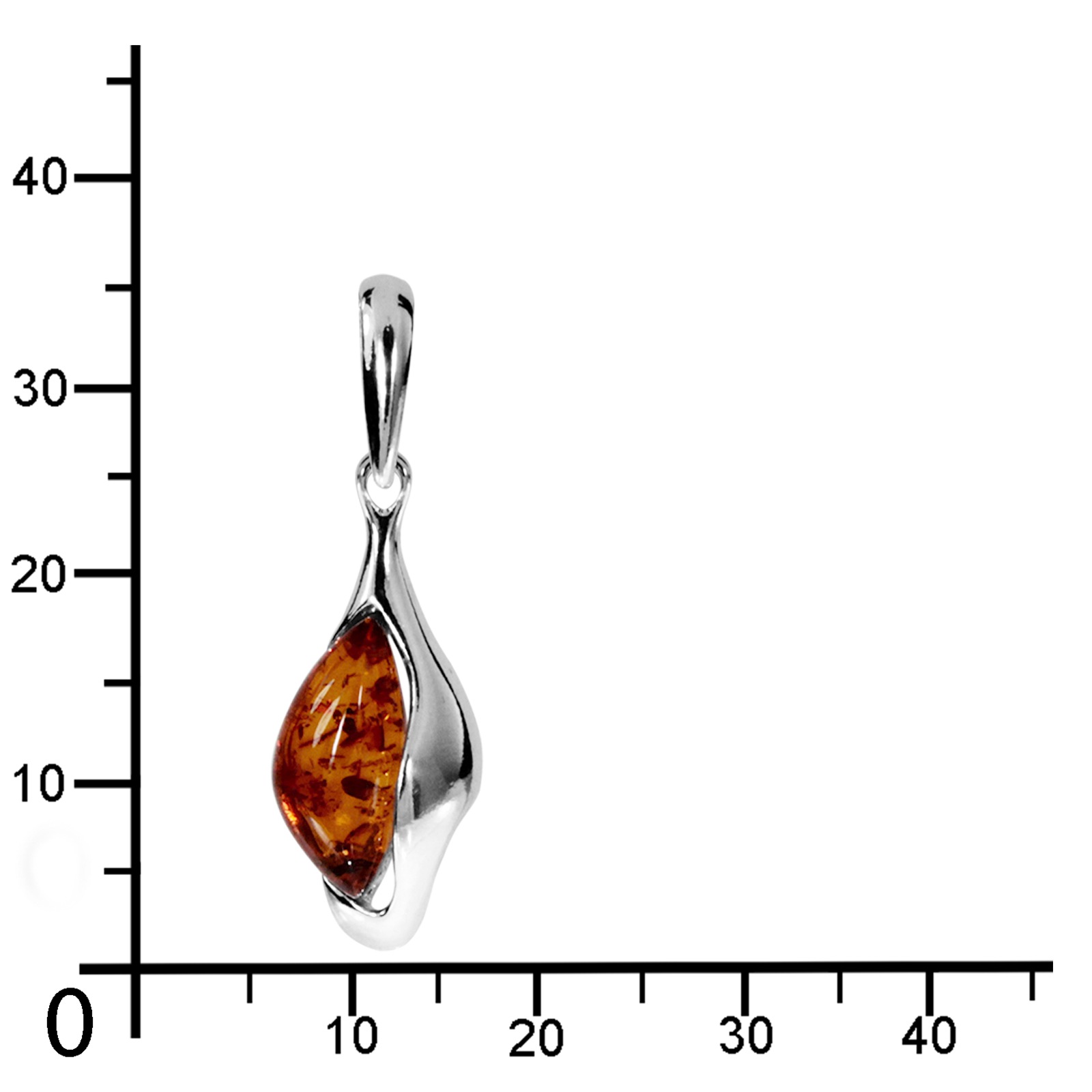 OSTSEE-SCHMUCK Kettenanhänger »- Gitte - Silber 925/000 - Bernstein«