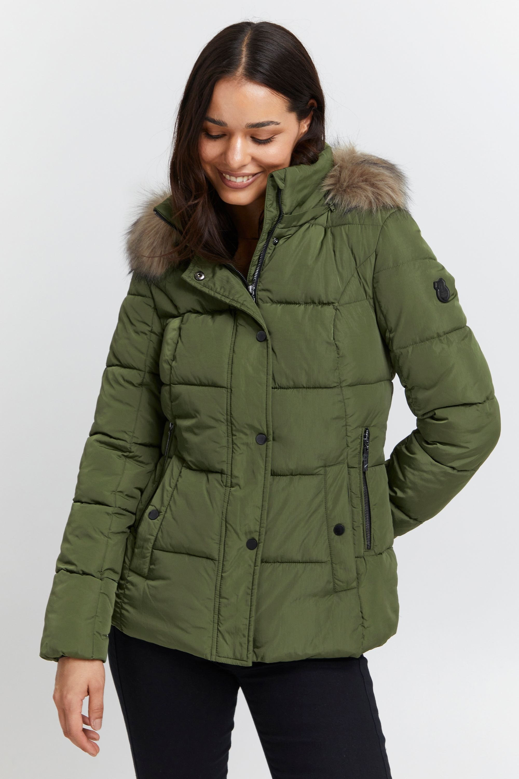 fransa Winterjacke »Winterjacke FRBac«, mit Kapuze
