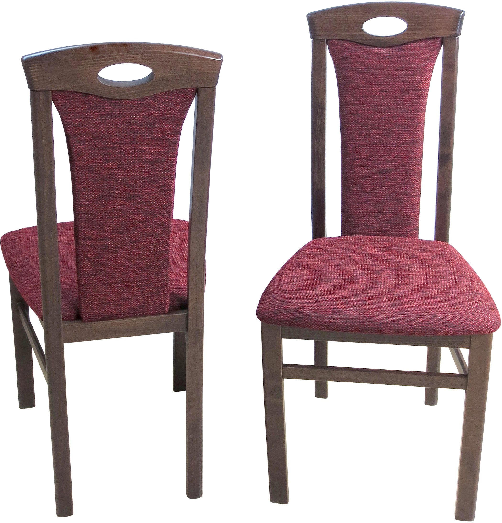 HOFMANN LIVING AND MORE Essgruppe »3tlg. Tischgruppe« Spar-Set, 3tlg. Tischgruppe, 2 Stk. tlg. Stühle montiert