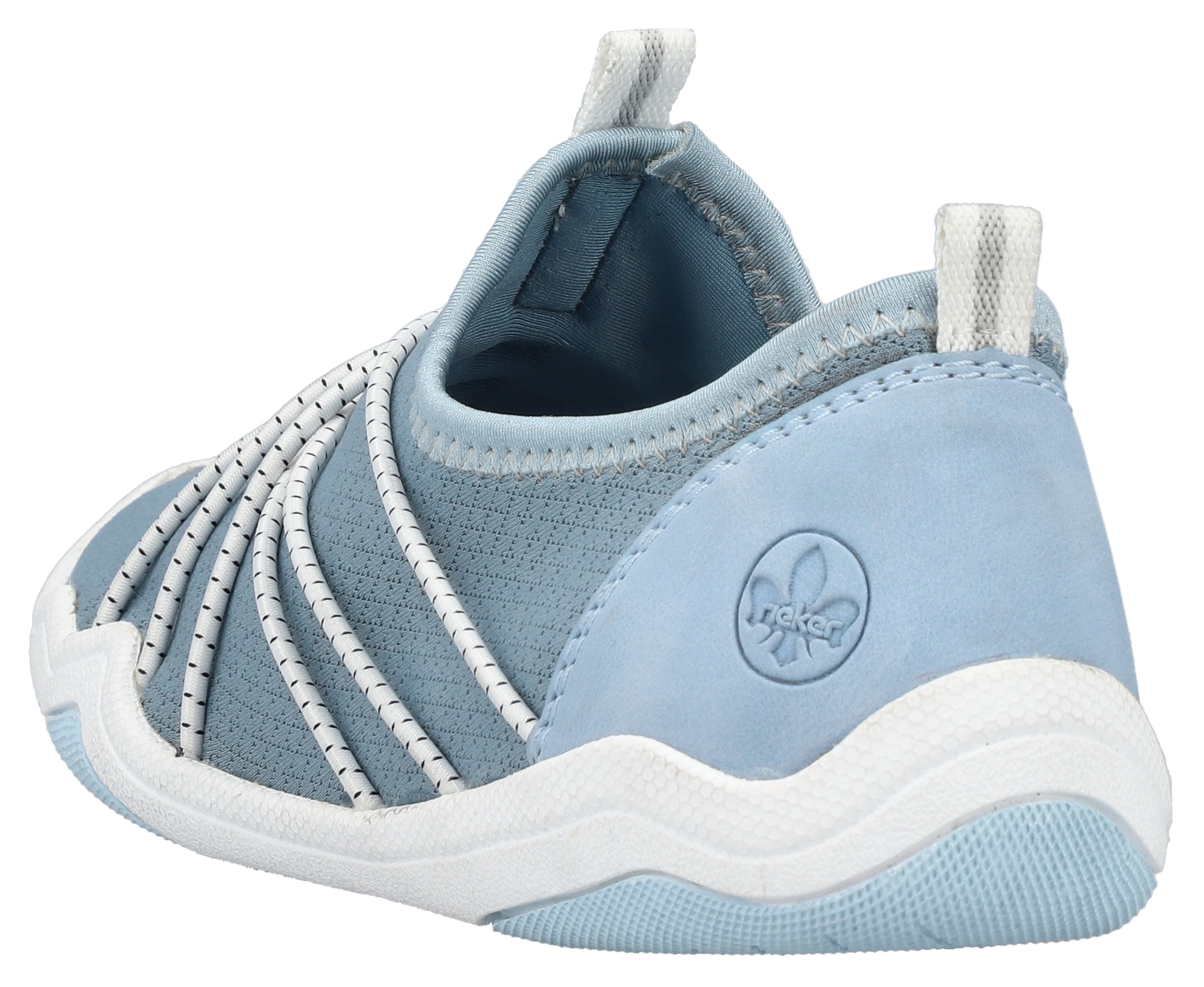 Rieker Slip-On Sneaker, Barfußschuh, Schlupfschuh, Slipper in veganer Verarbeitung