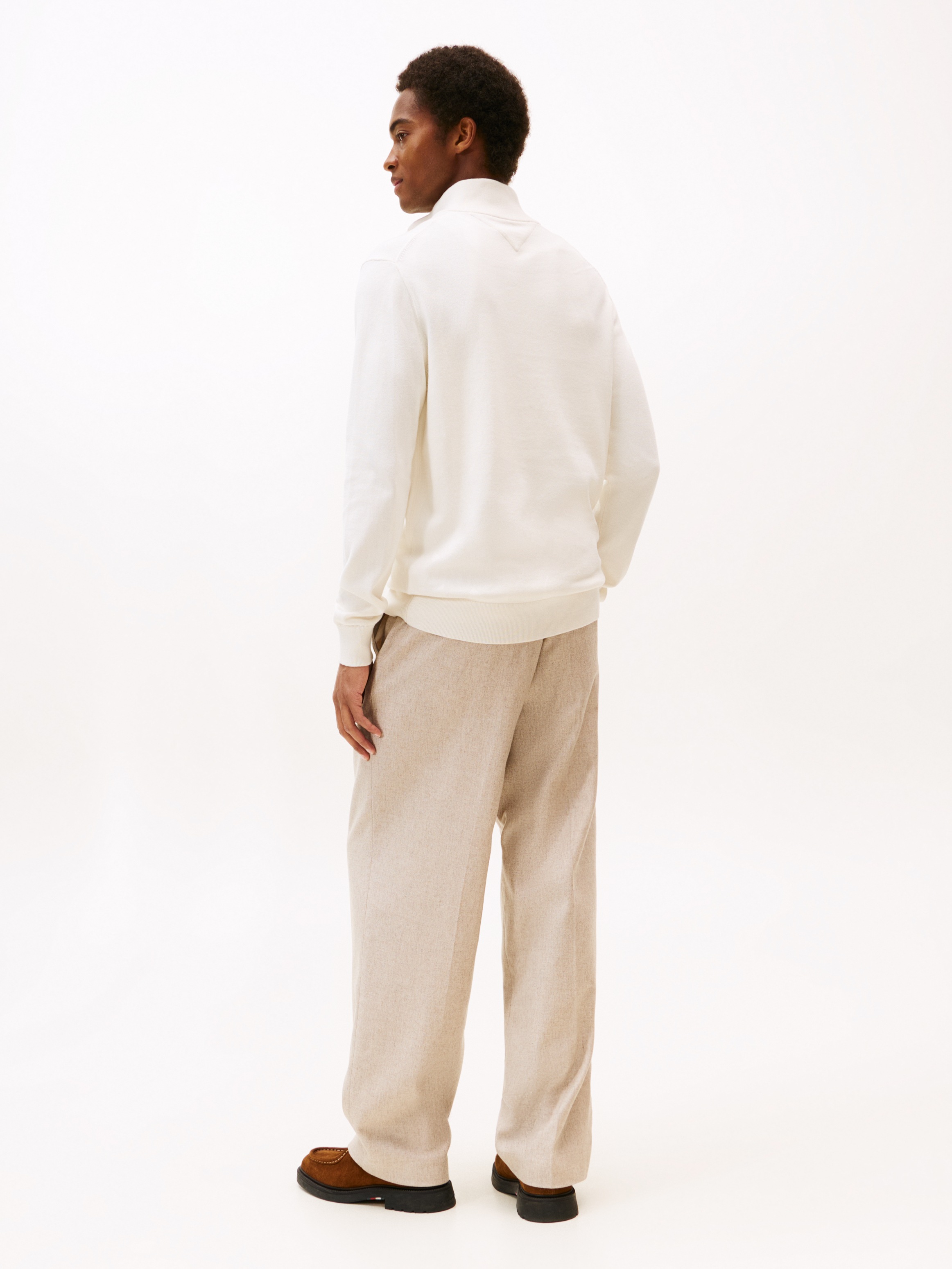 Tommy Hilfiger Troyer »ESSENTIAL COTTON ZIP MOCK«