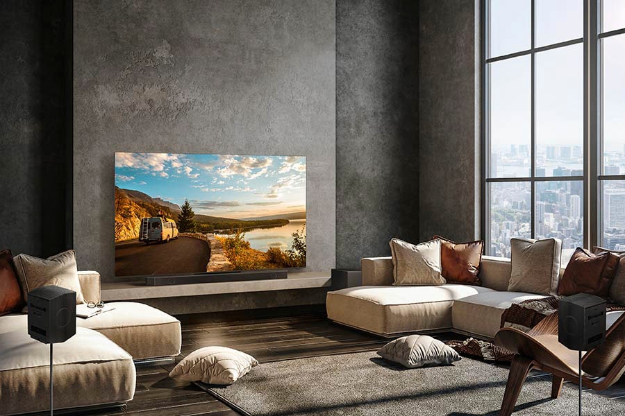 Samsung Soundbar »HW-Q995GC«, Gratis dazu:48 Mon.Garantie im Wert von 39,99€; 4.0.2 Rücklautsprecher