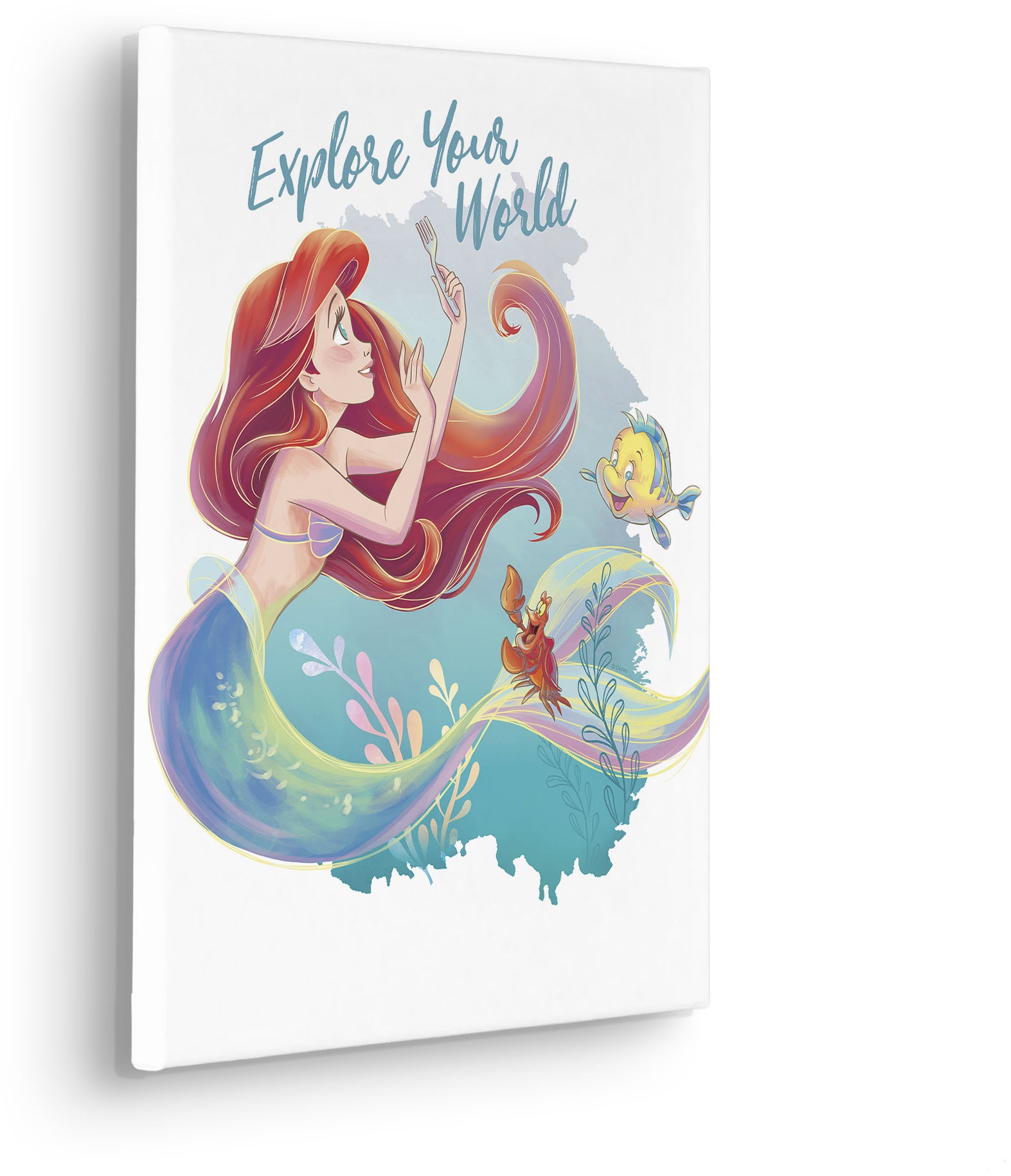 Komar Leinwandbild »Disney Ariel Explore your World«, Disney, (1 St.), 30 x 40 cm (Breite x Höhe) - Kinderzimmer, Dekoration