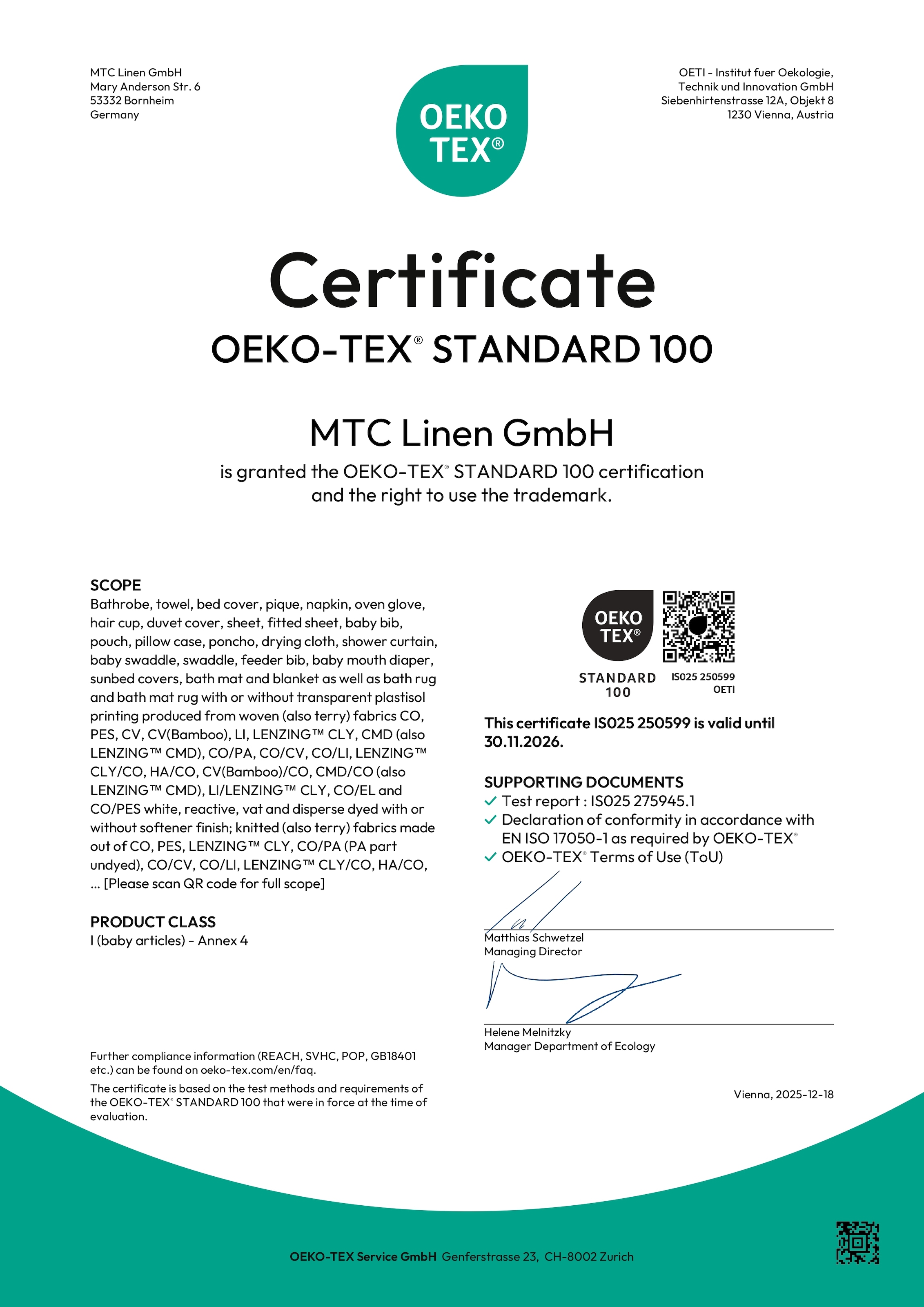 HAMMETEX Damenbademantel »Ren, 100% Baumwolle« 380 g/m² Frottee Bademantel mit Taschen – Saugfähig & Weich