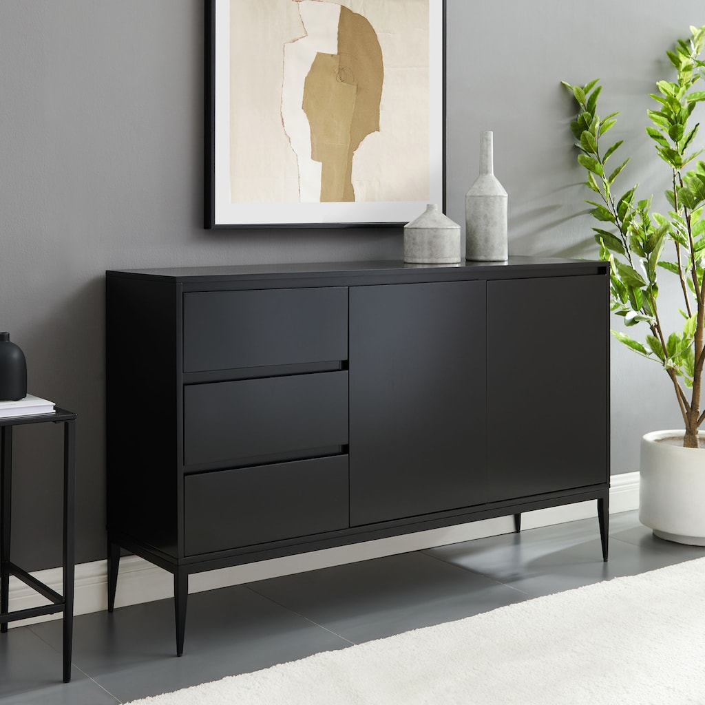 Places of Style Sideboard »Saltaire«, In modernem Design, Ganzmetall-Scharniere
