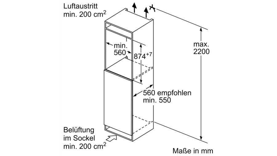 NEFF Einbaukühlschrank N 30 »KI2221SE0«, Fresh Safe: Schublade für flexible Lagerung von Obst & Gemüse