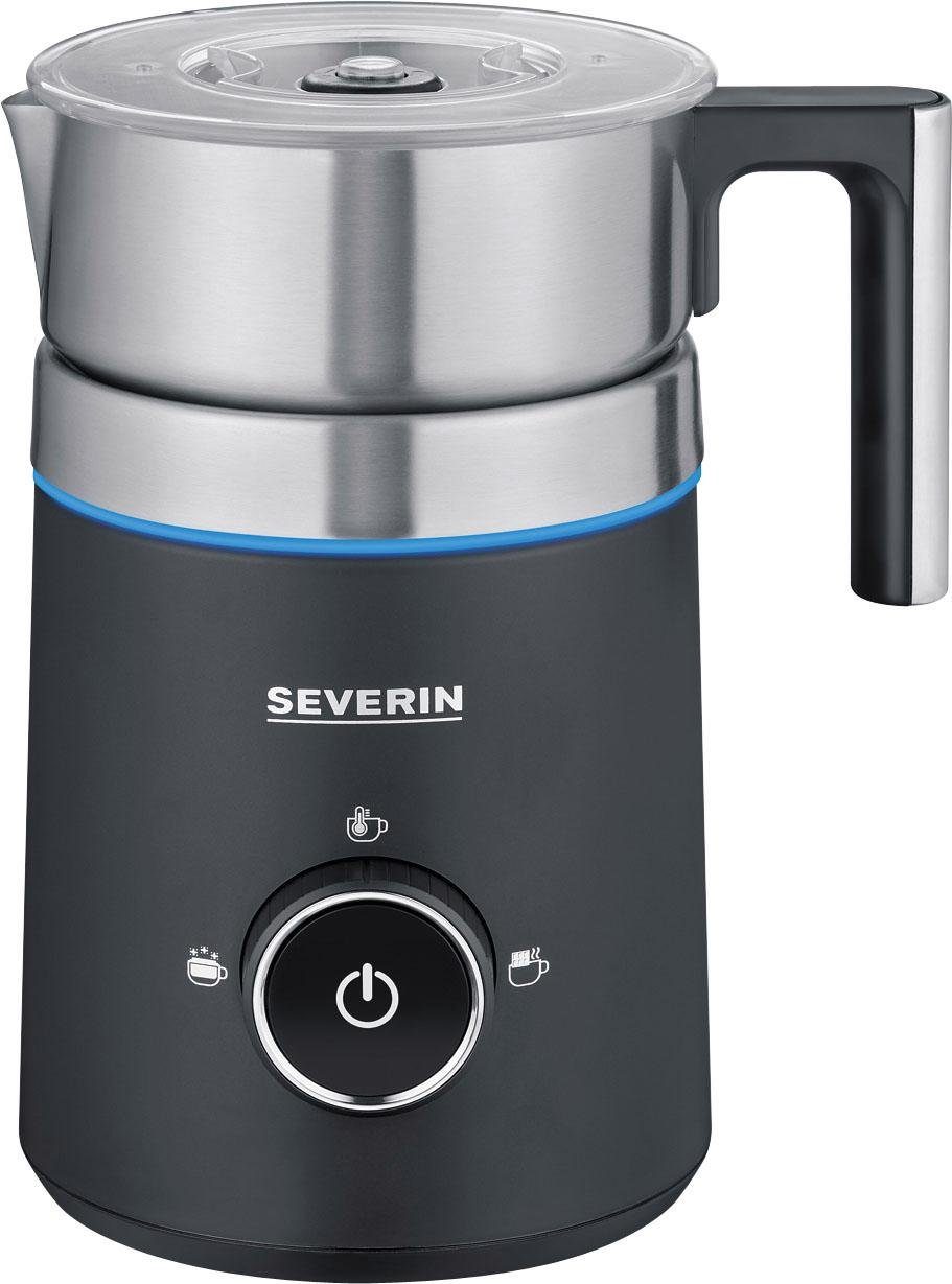 Severin Milchaufschäumer "SM 3585 Spuma 500" 500 W Induktion punktgenaues Ausgießen - Barista-Ausgusszotte, mit Schokoladenfunktion