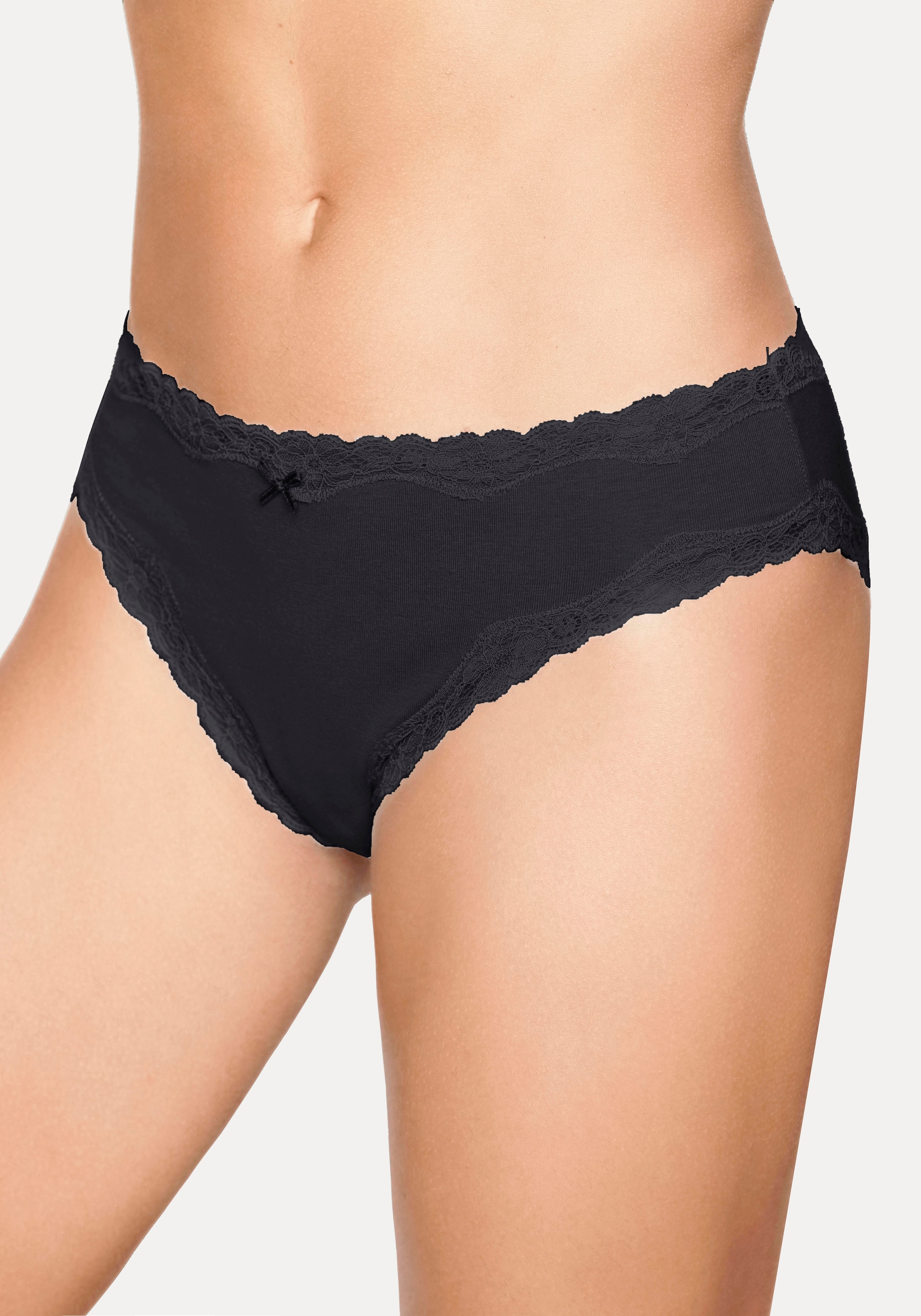 Vivance Jazz-Pants Slips, (5er-Pack), aus elastischer Baumwolle